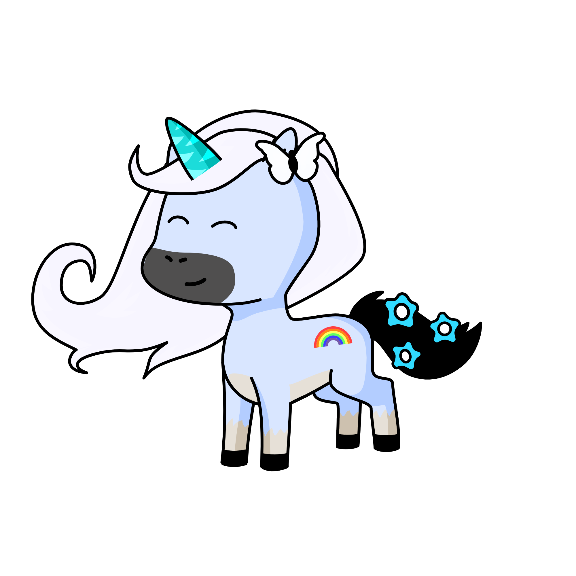 cloudy, the unicorn