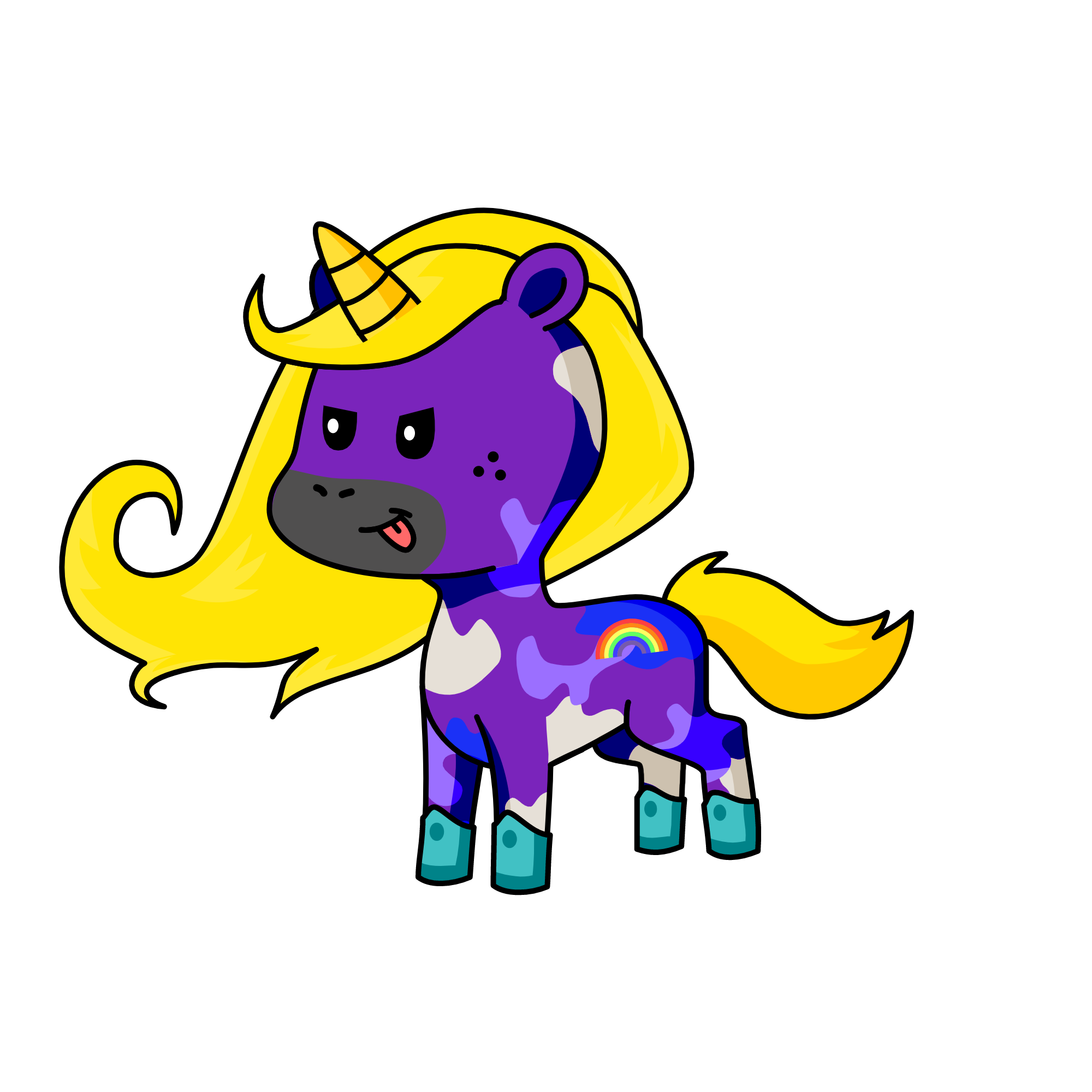girl in the navy thats beter then boys, the unicorn
