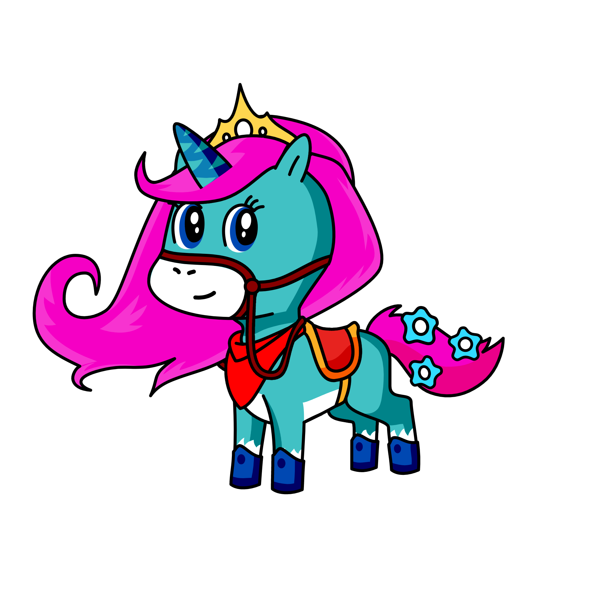 Snow, the unicorn