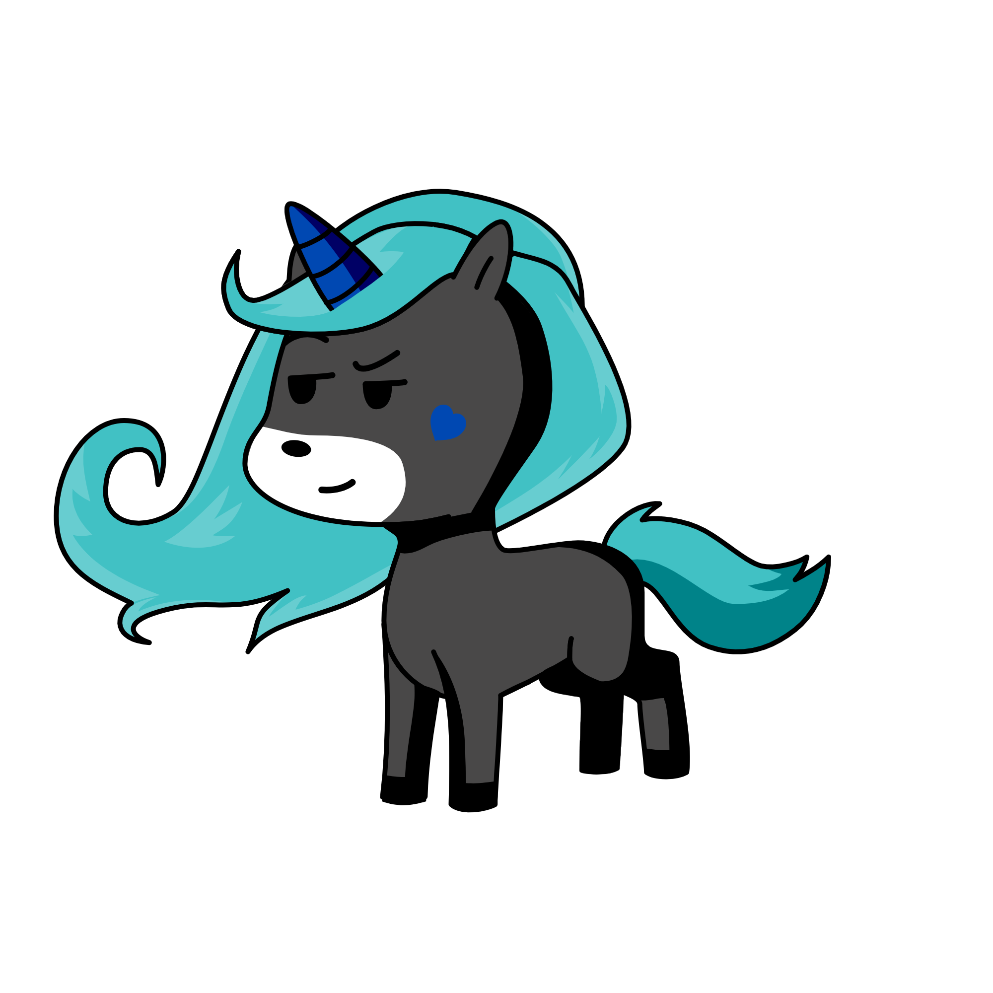 Moon, the unicorn