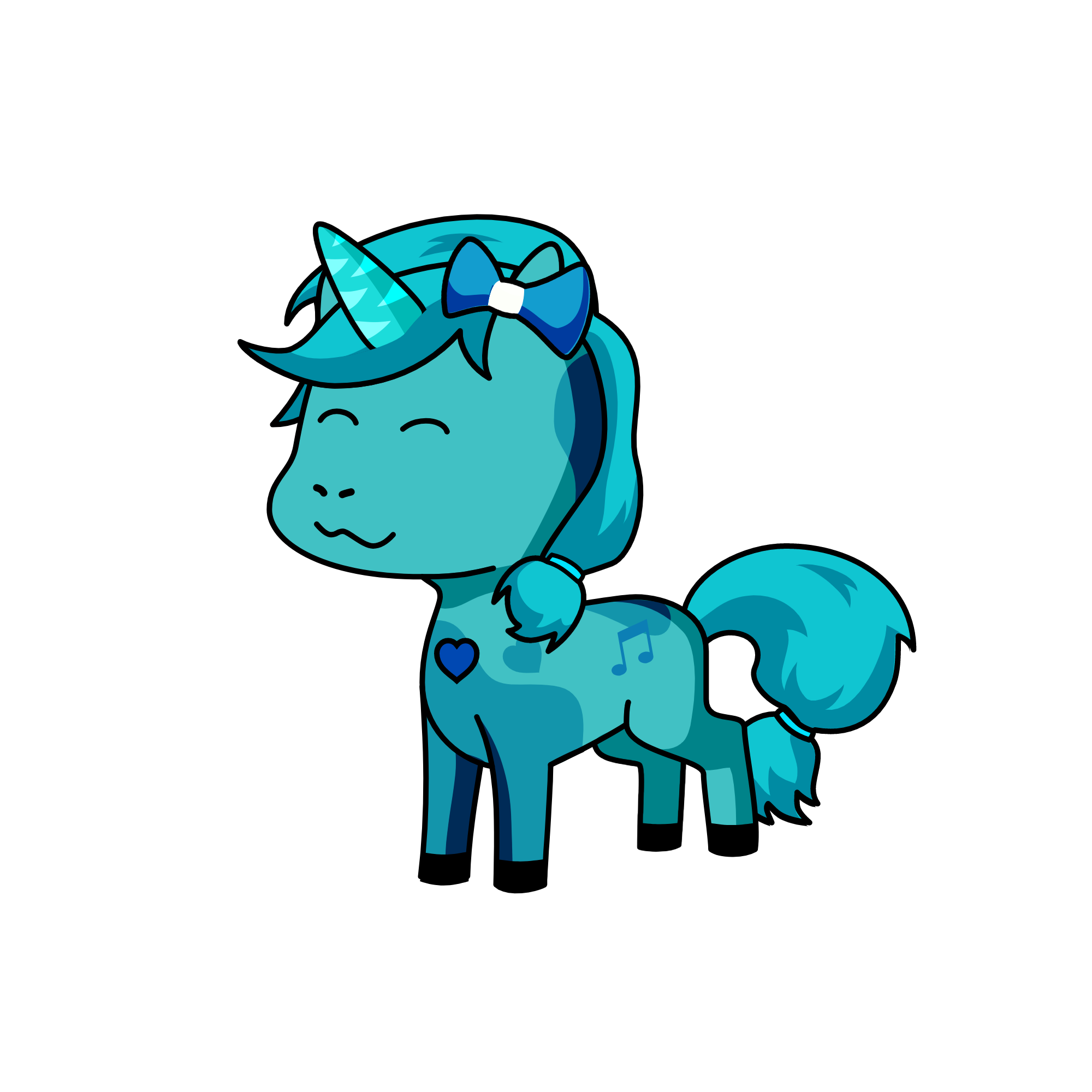 Cloudy, the unicorn