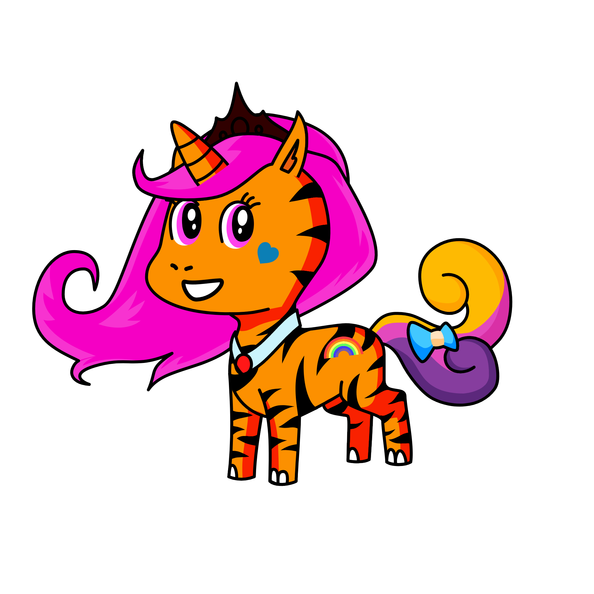 Queen Midnight, the unicorn
