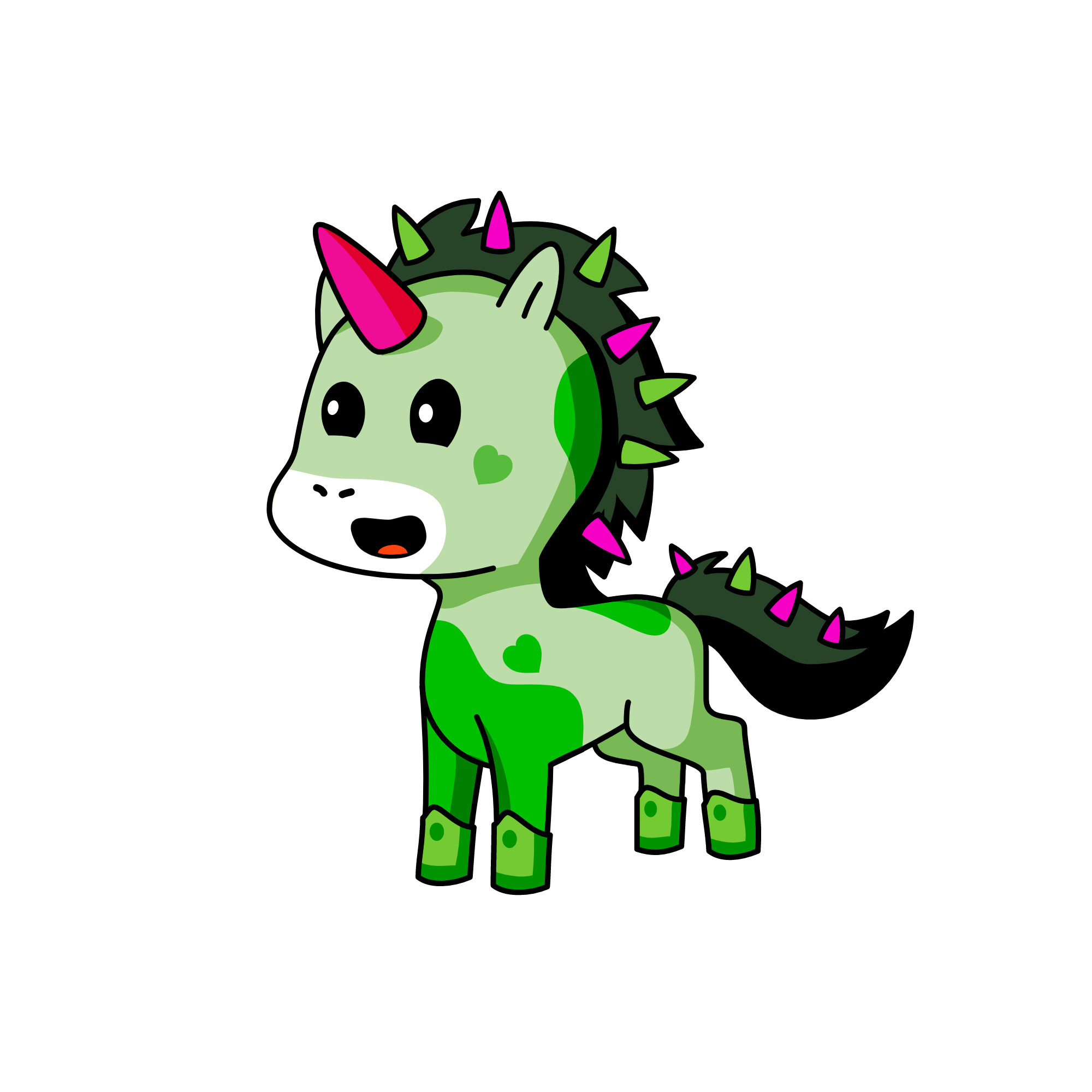 Zombie the zombacorn, the unicorn