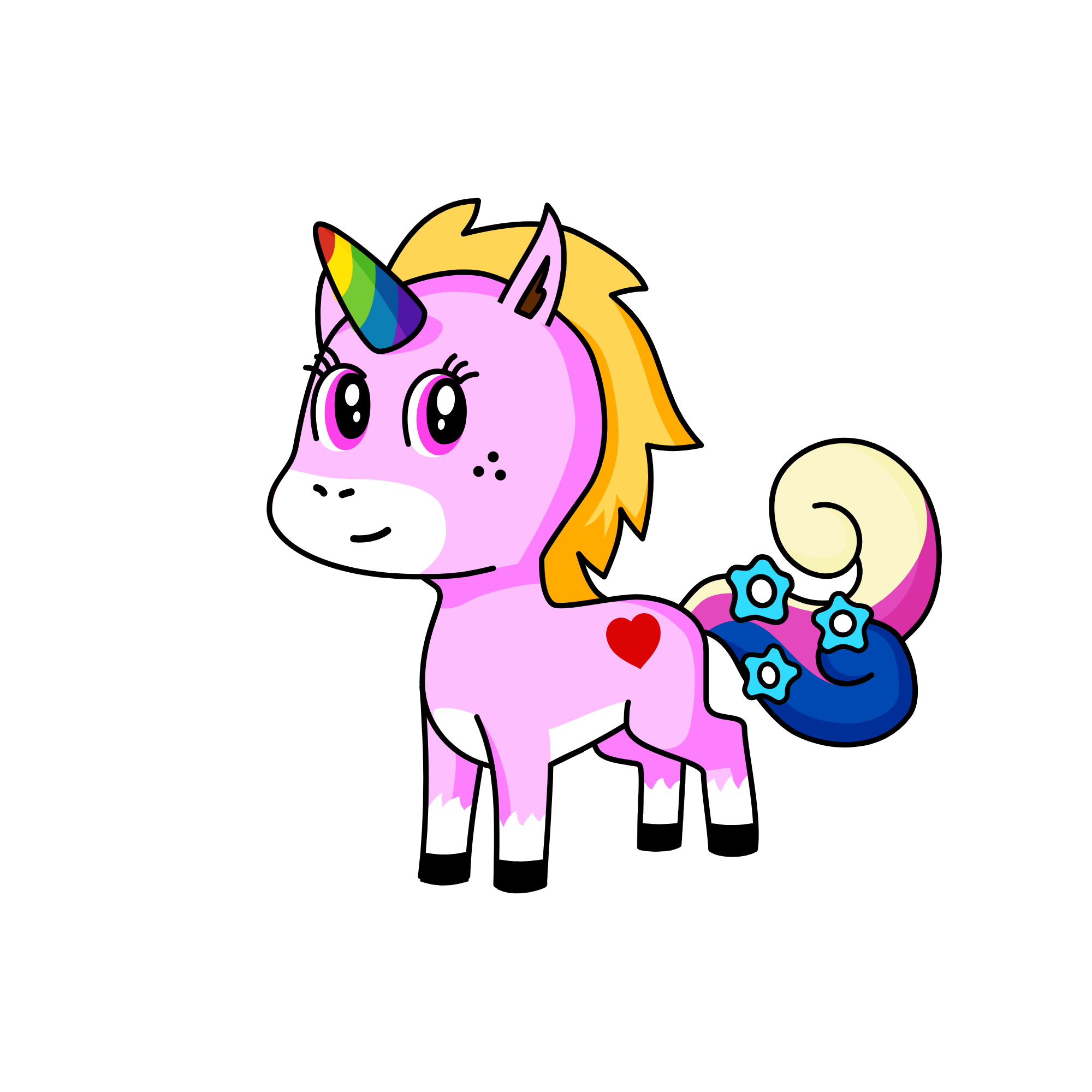 یلدا, the unicorn