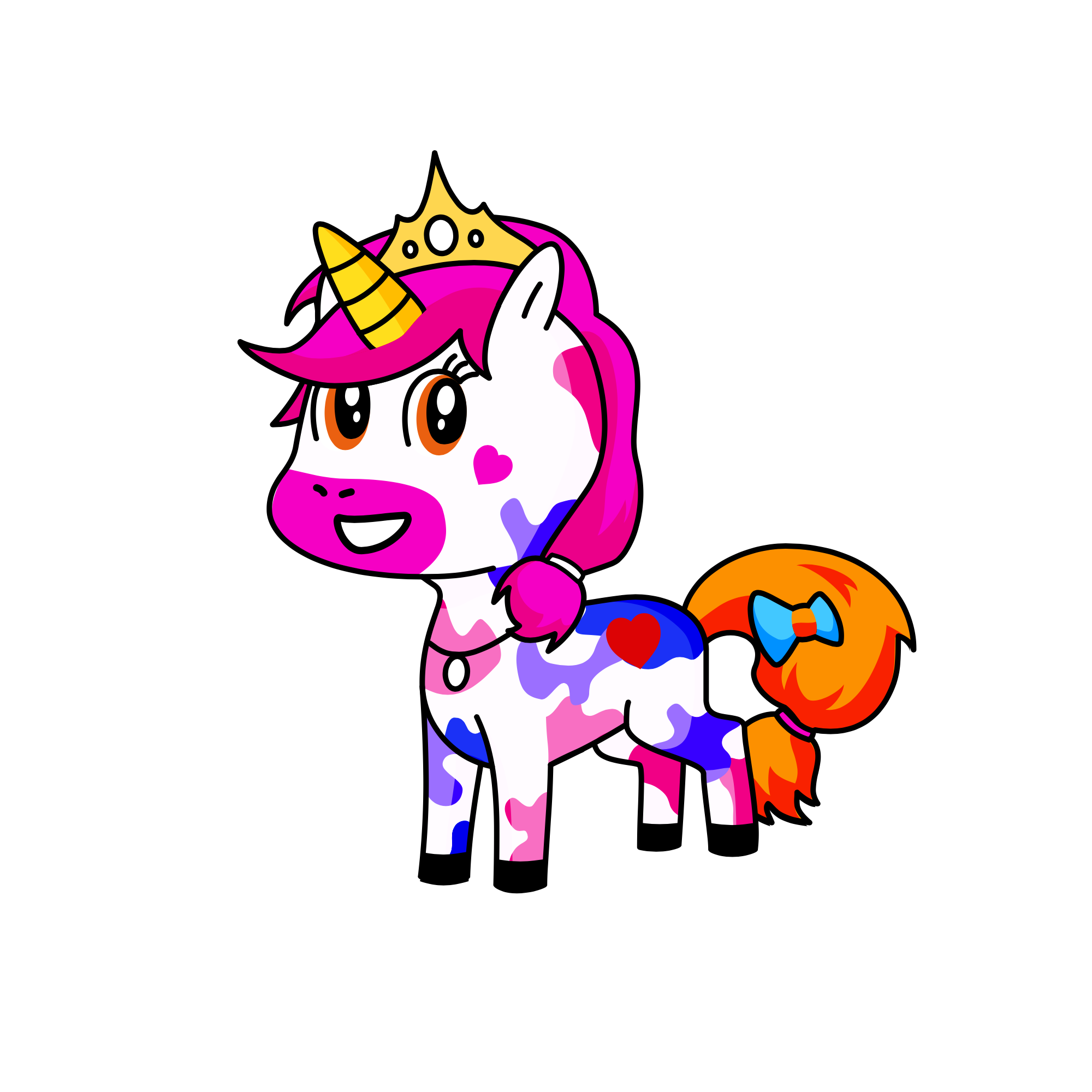 Jasmín, the unicorn