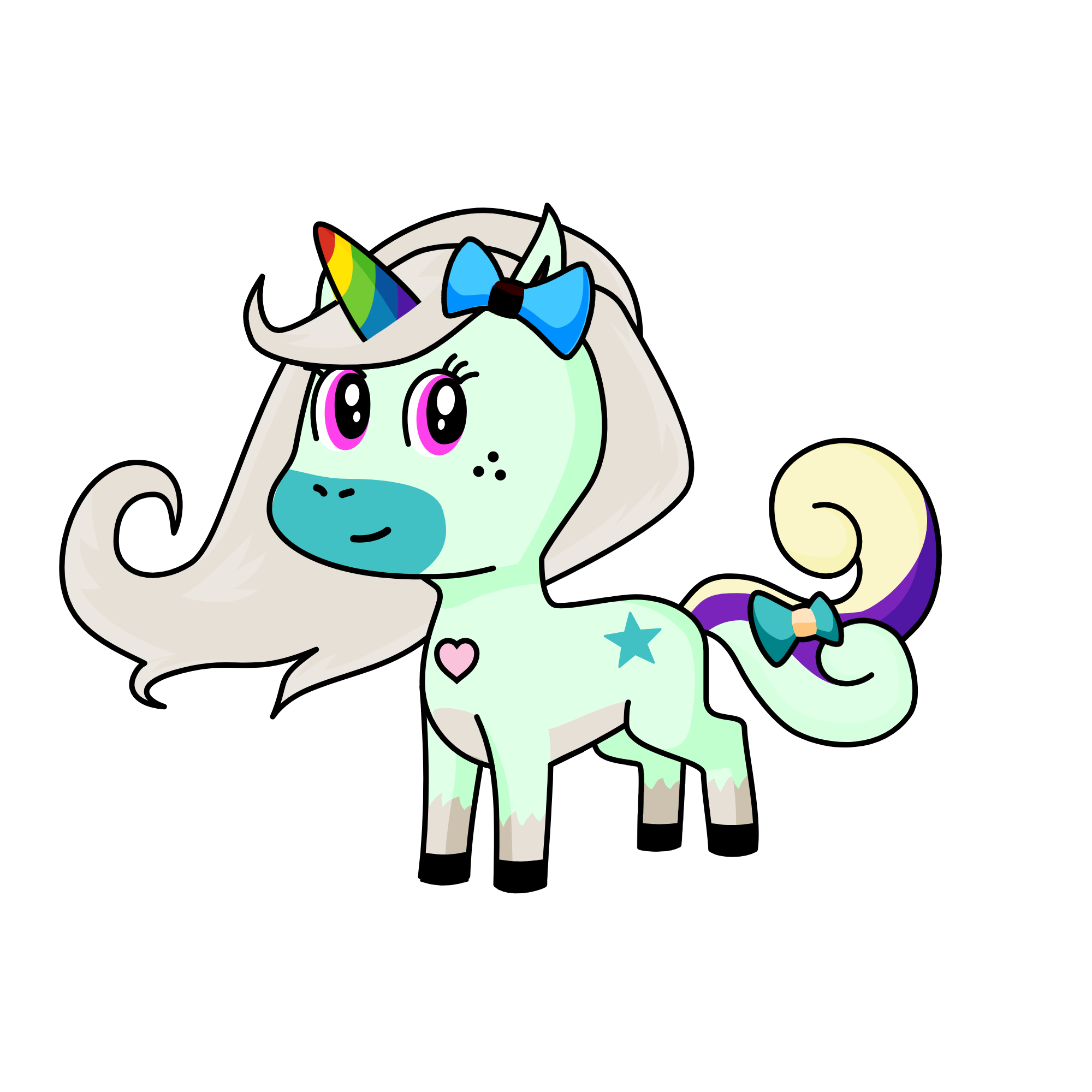 Misty, the unicorn