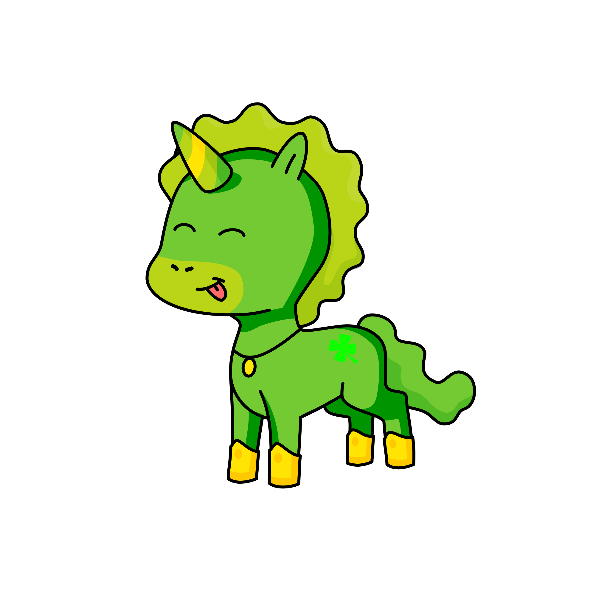 Lucky, the unicorn