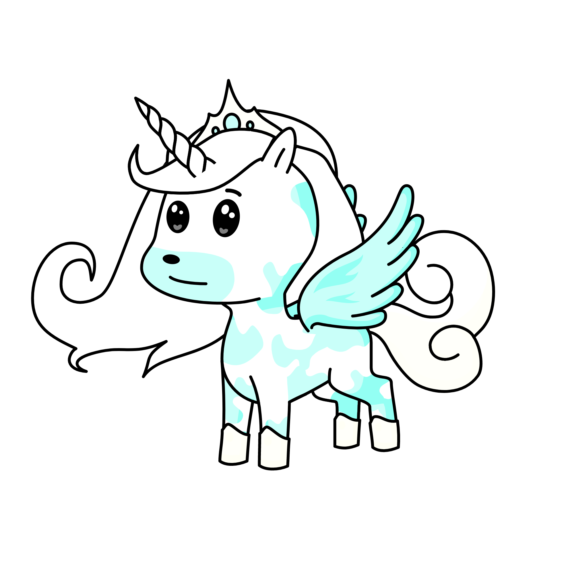 hi my name frosty can i have freind pls, the unicorn