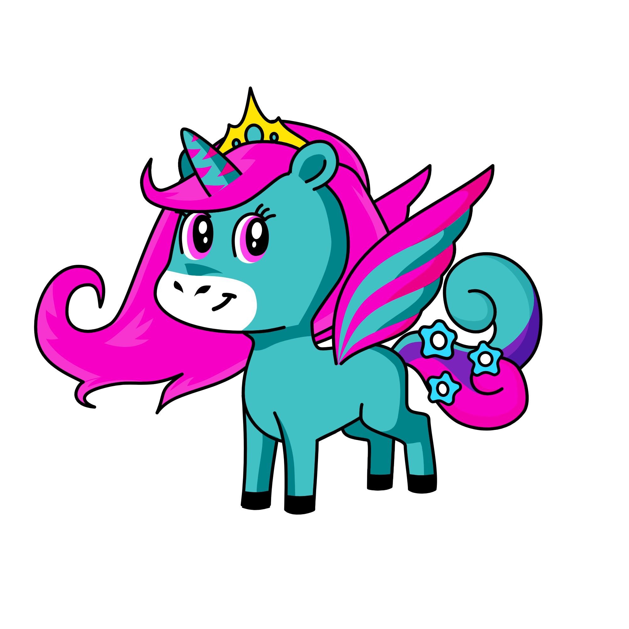 cupcake , the unicorn