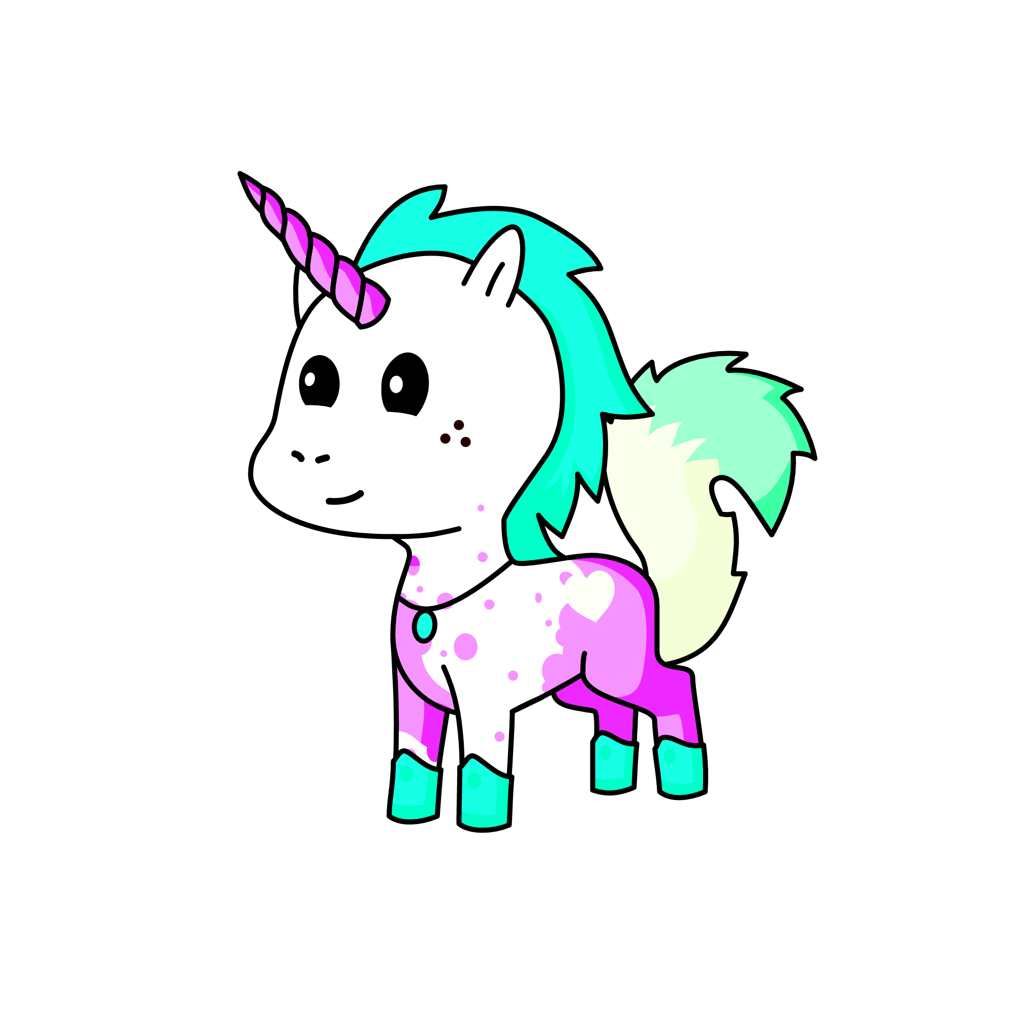 Lucky, the unicorn
