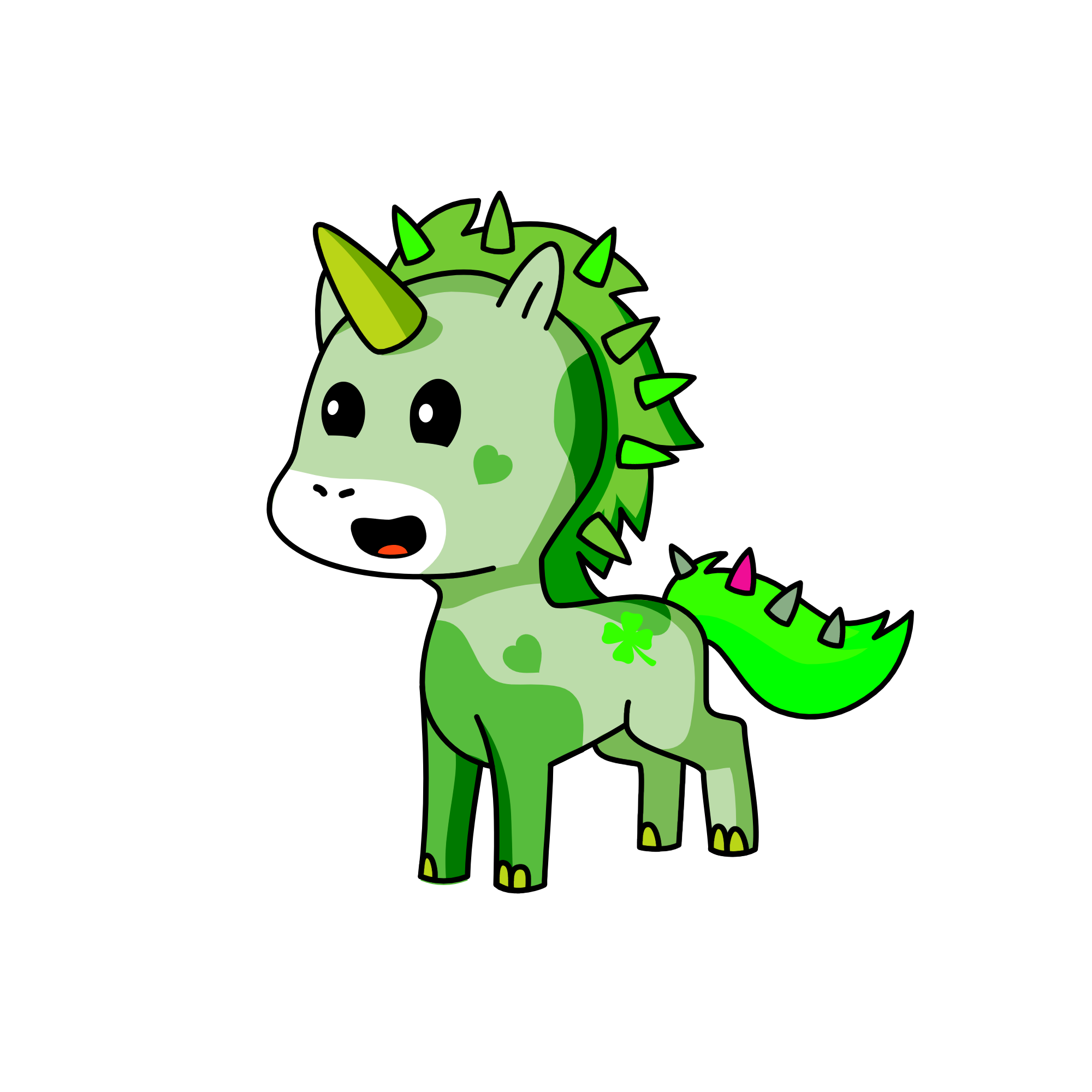 Greaty, the unicorn