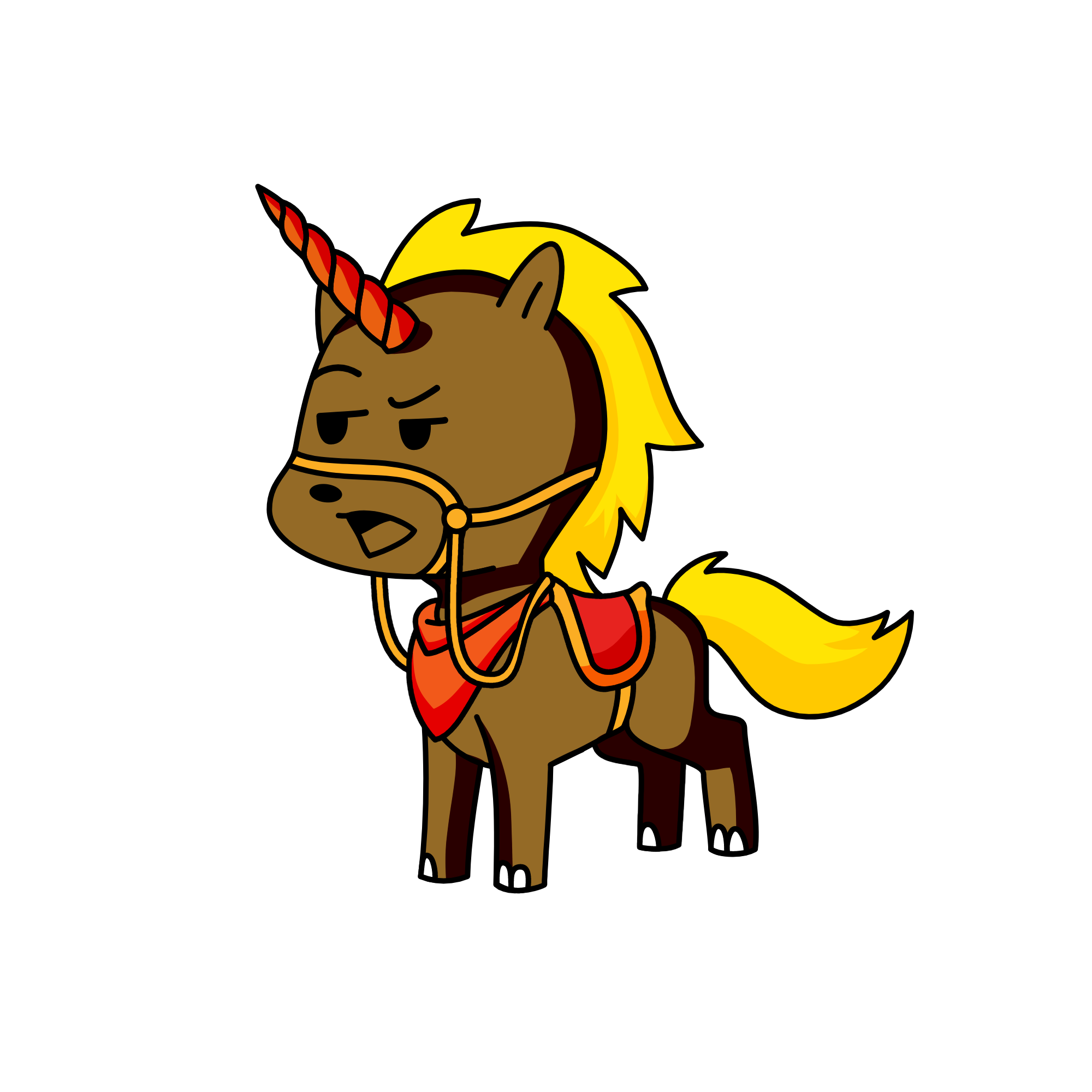 Deer, the unicorn