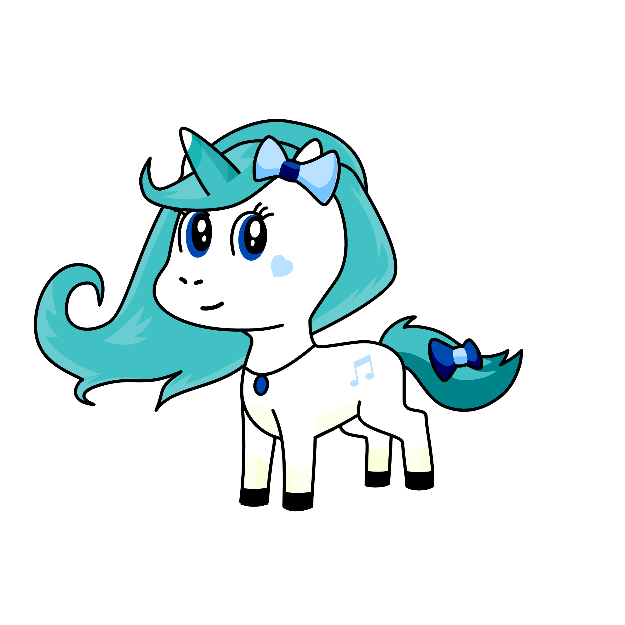 snowy, the unicorn