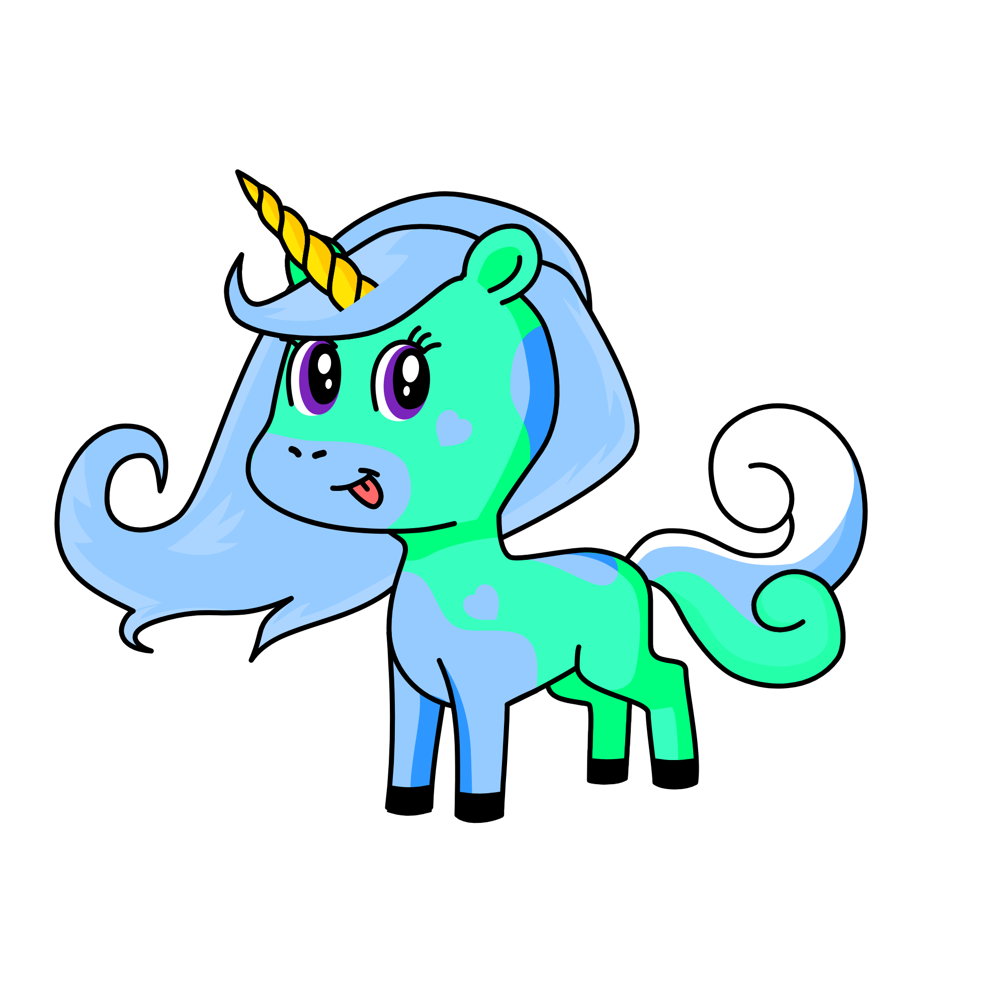 Minty , the unicorn