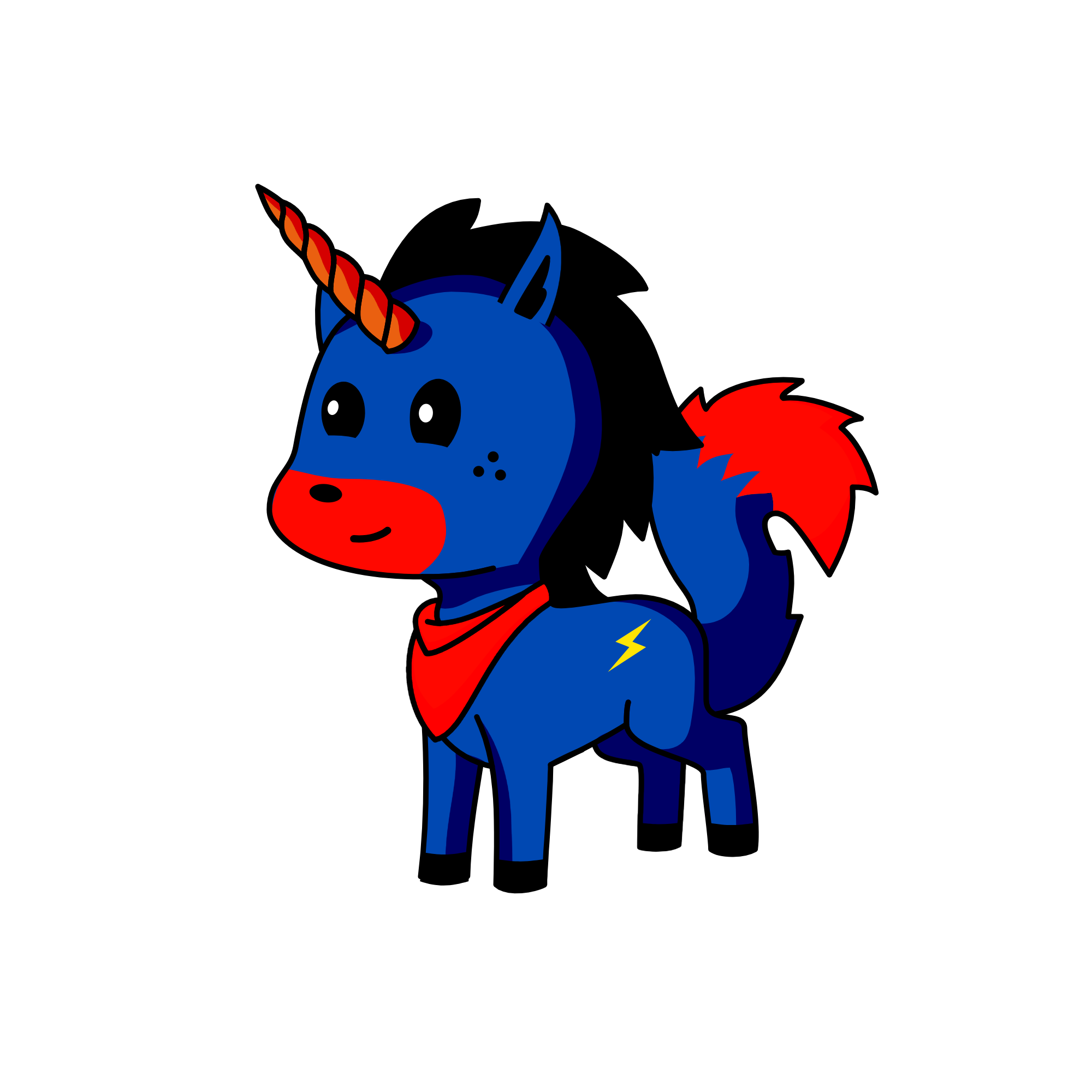 Neon, the unicorn