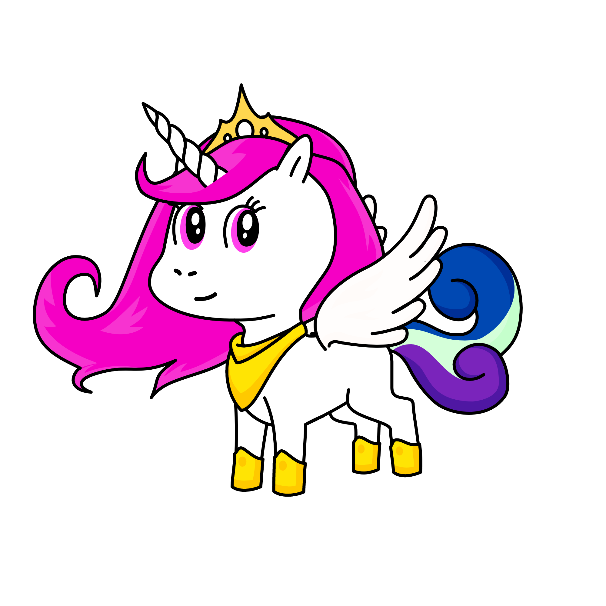 Prinsess Celestia, the unicorn