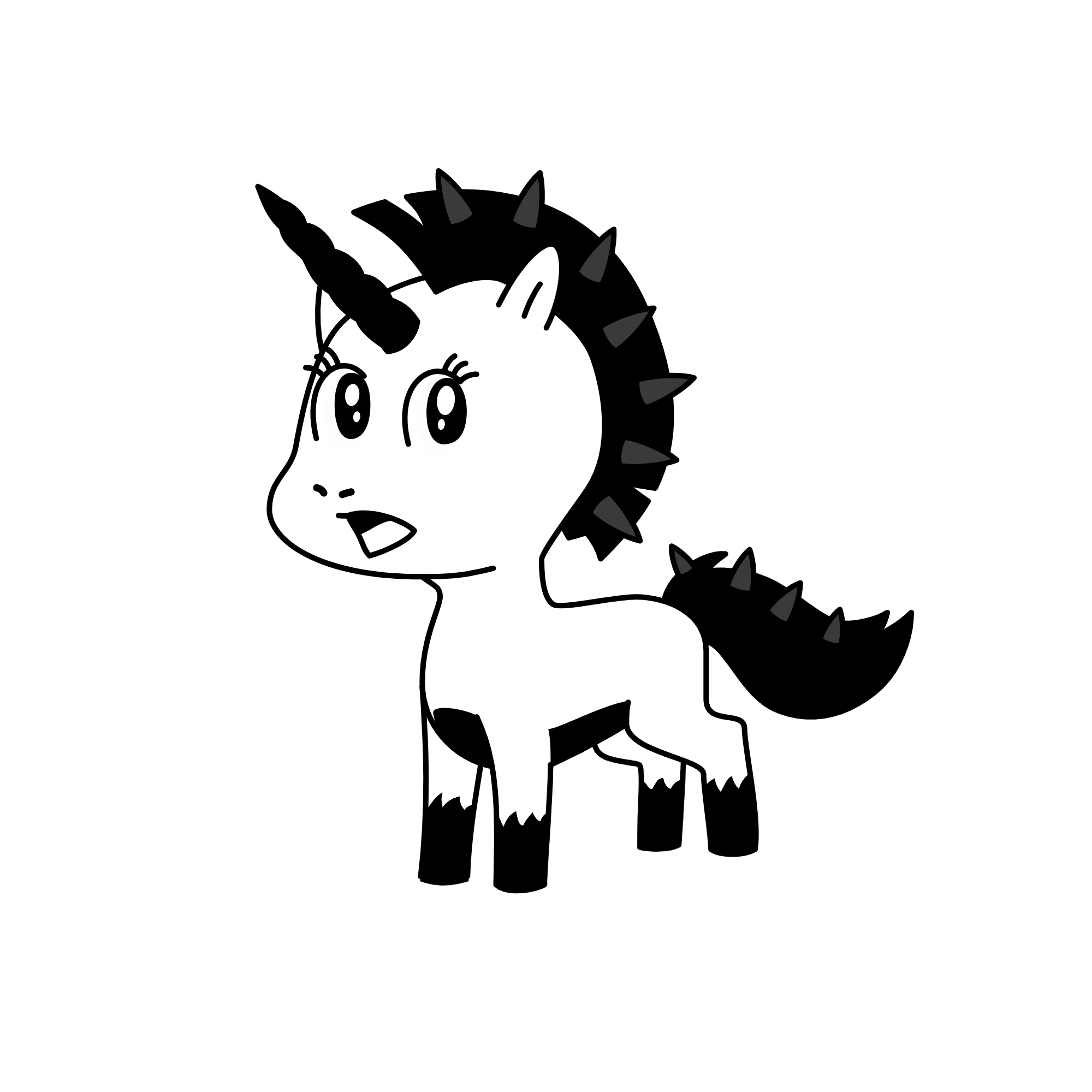 Goth, the unicorn