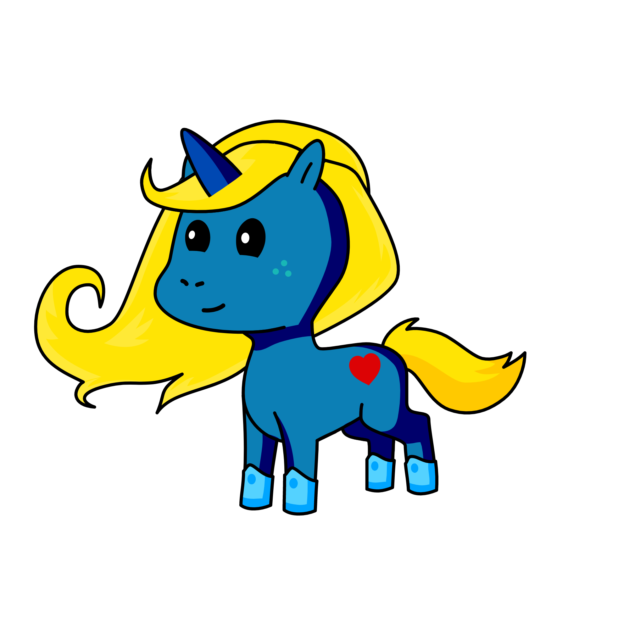 Blondy music, the unicorn