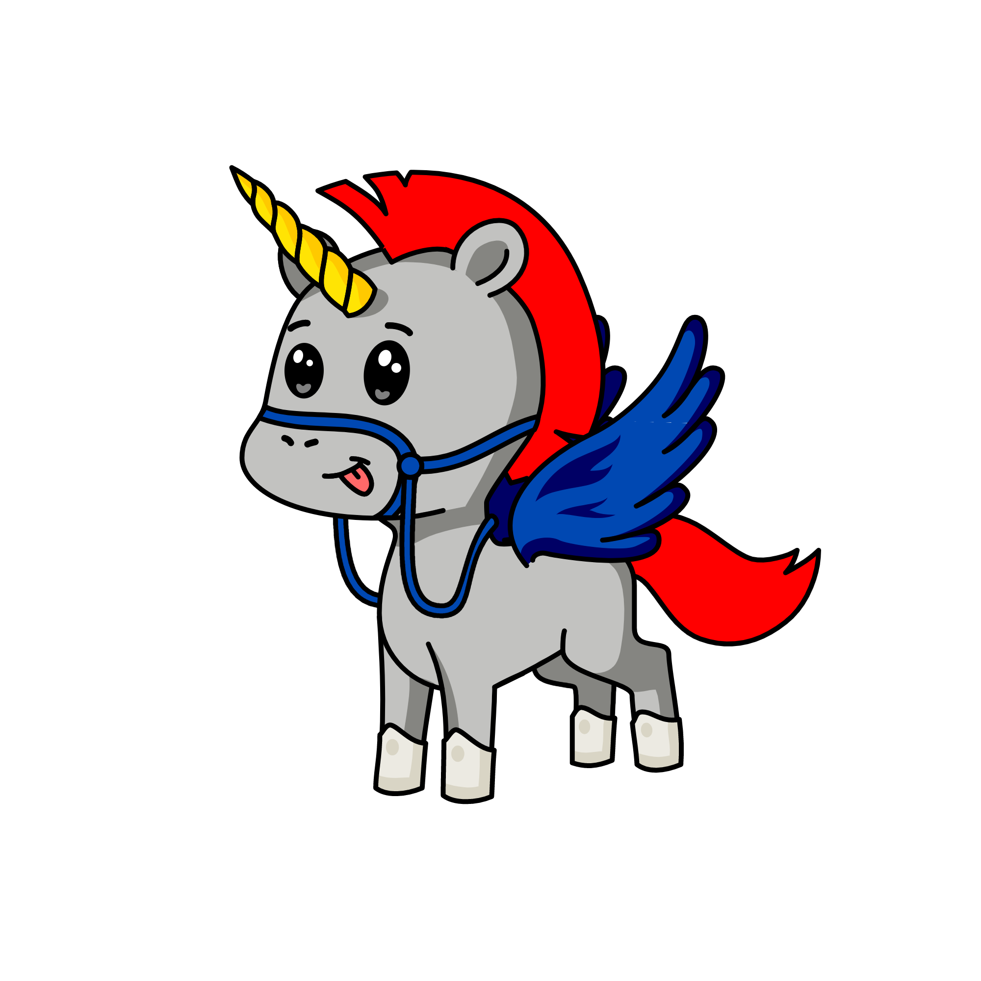 Platinum (Princess Sophie's guard), the unicorn