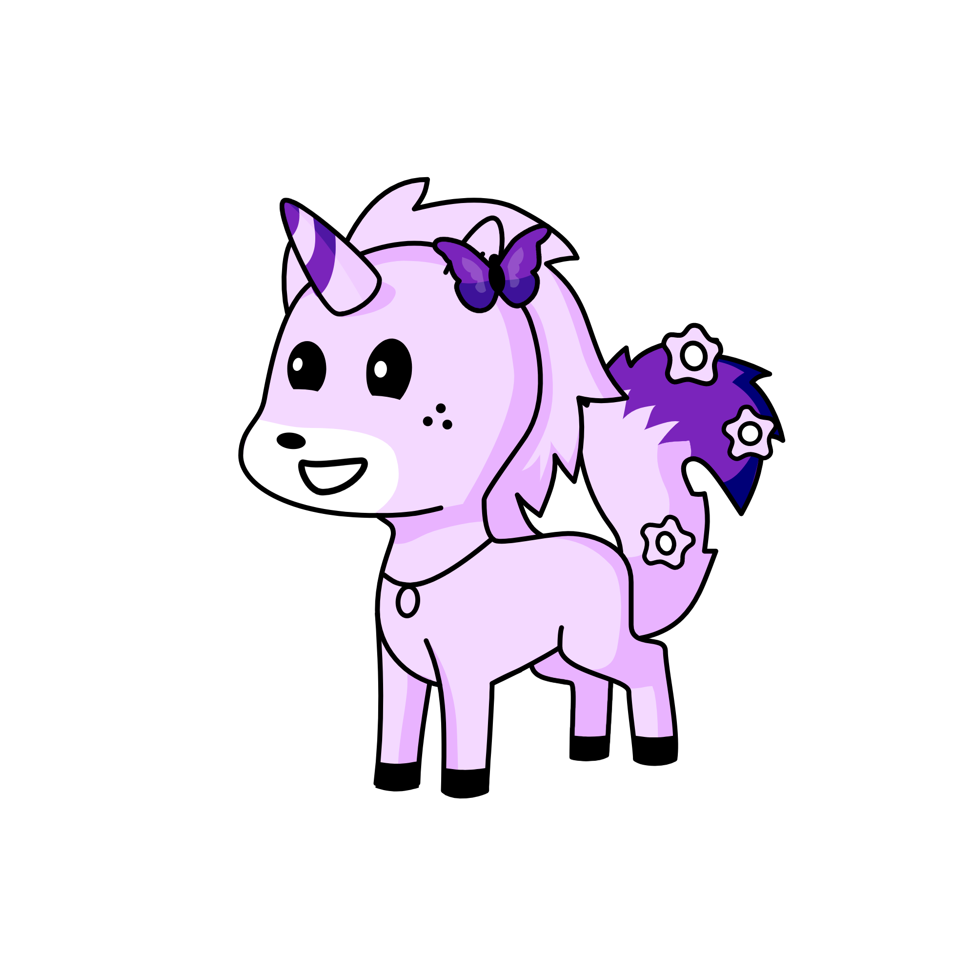 purplegrape, the unicorn