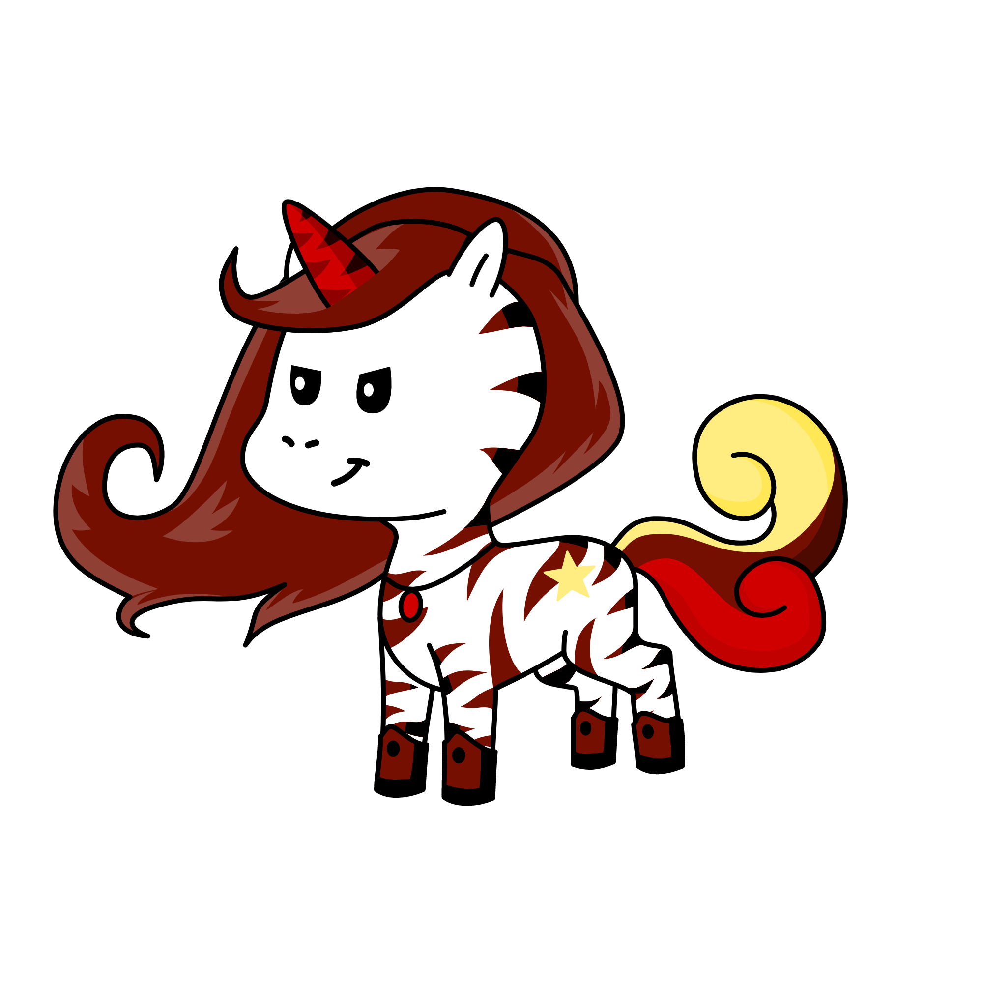 Cinnamon, the unicorn