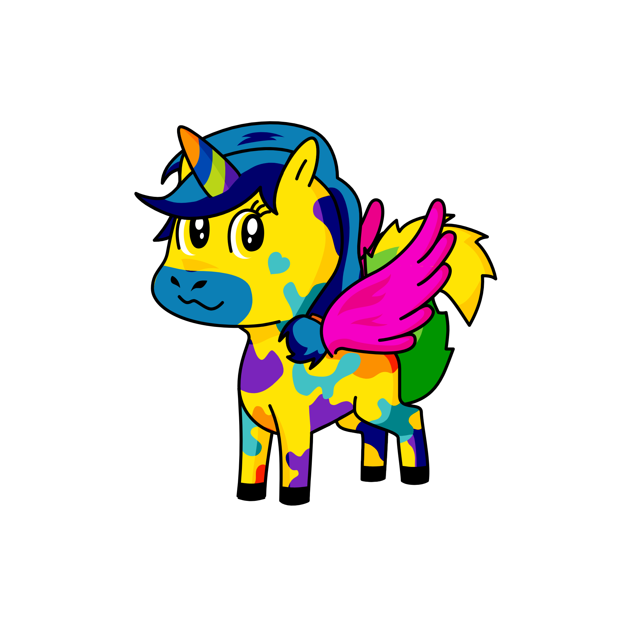 Help her; its too dark for her and she doesn't know what to do because she's afraid of the dark!, the unicorn