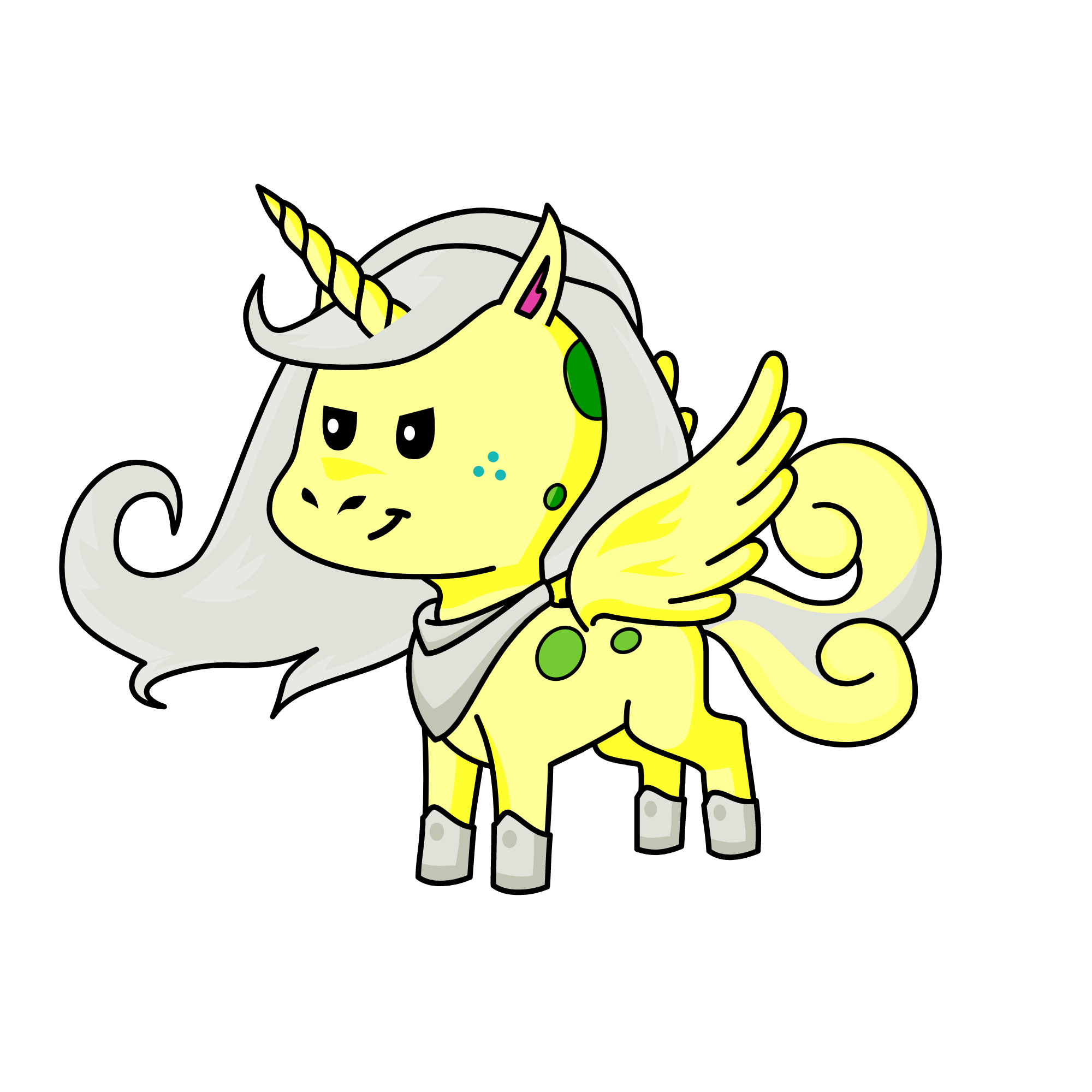 Vanilla, the unicorn