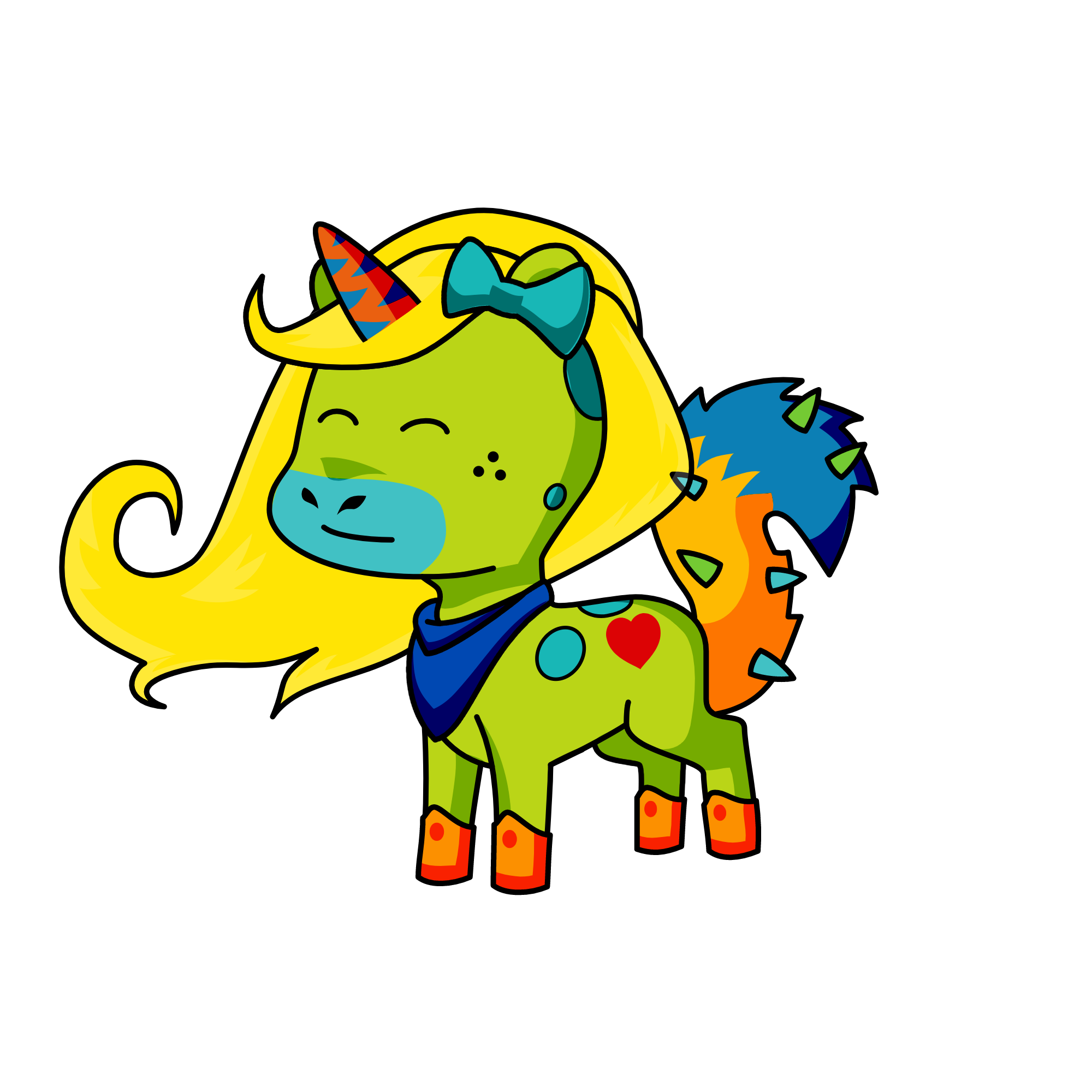 She is wing-less and she is stuck so 2 words: HELP HER!!!, the unicorn