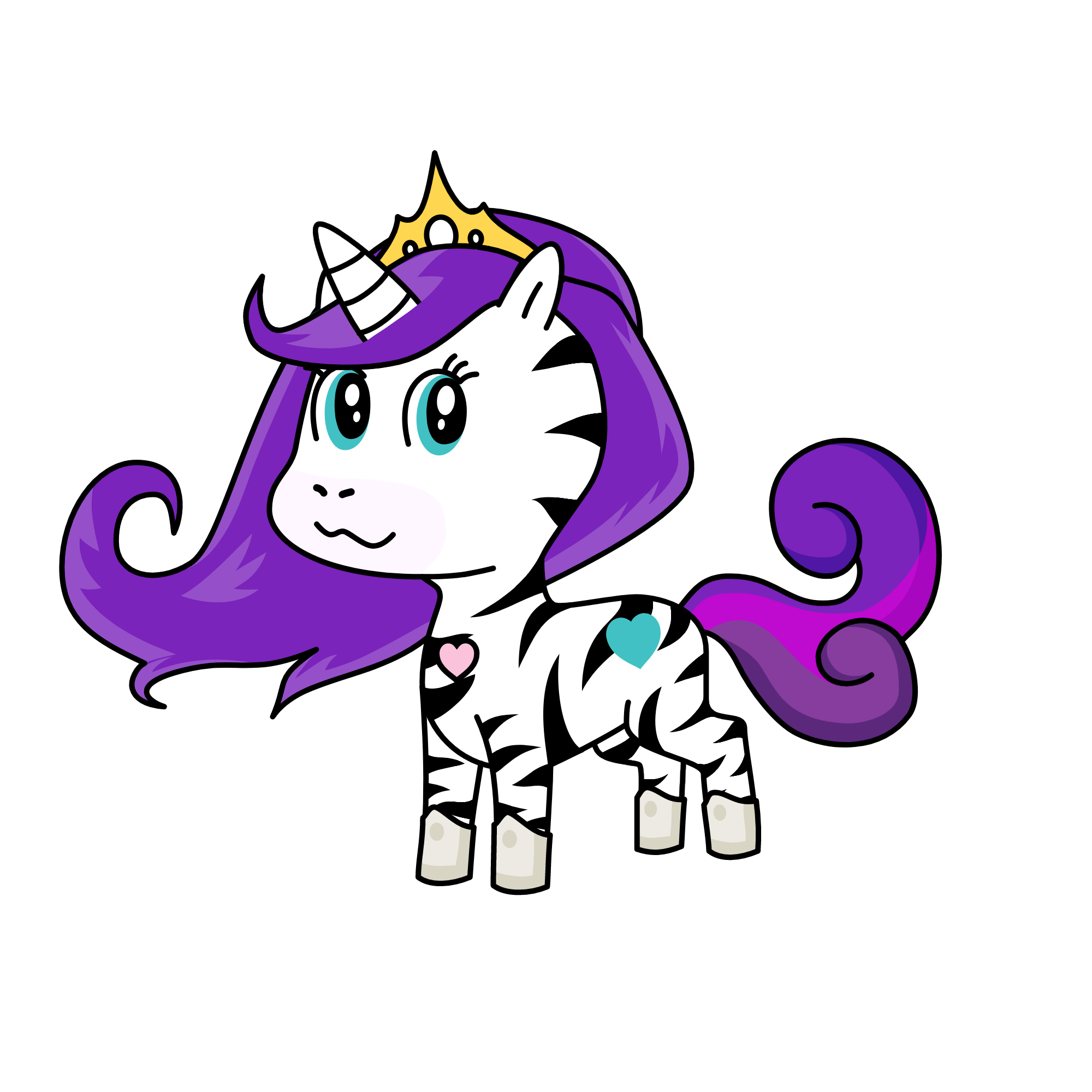 Zebra Rarıty, the unicorn