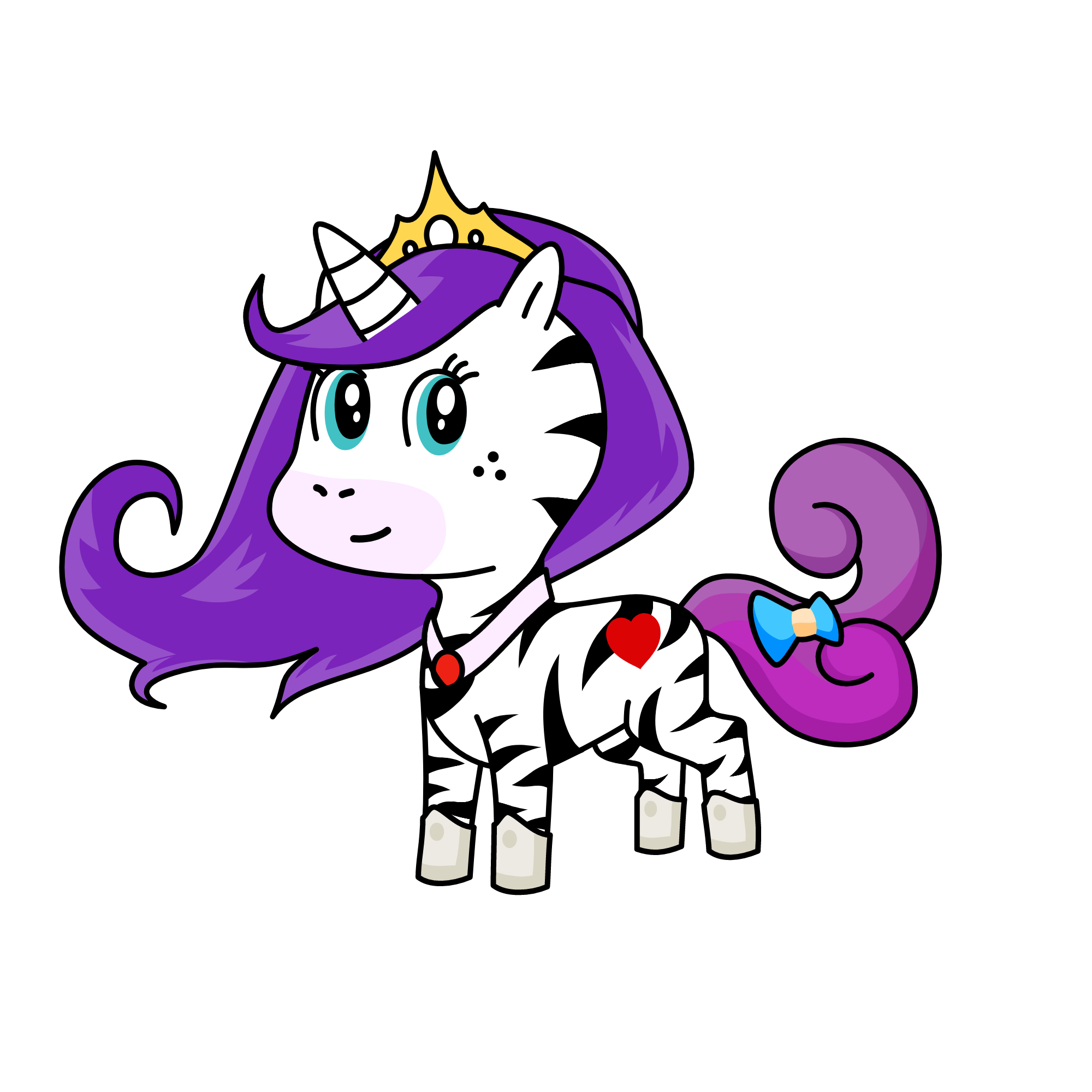 Zebra Rarity, the unicorn