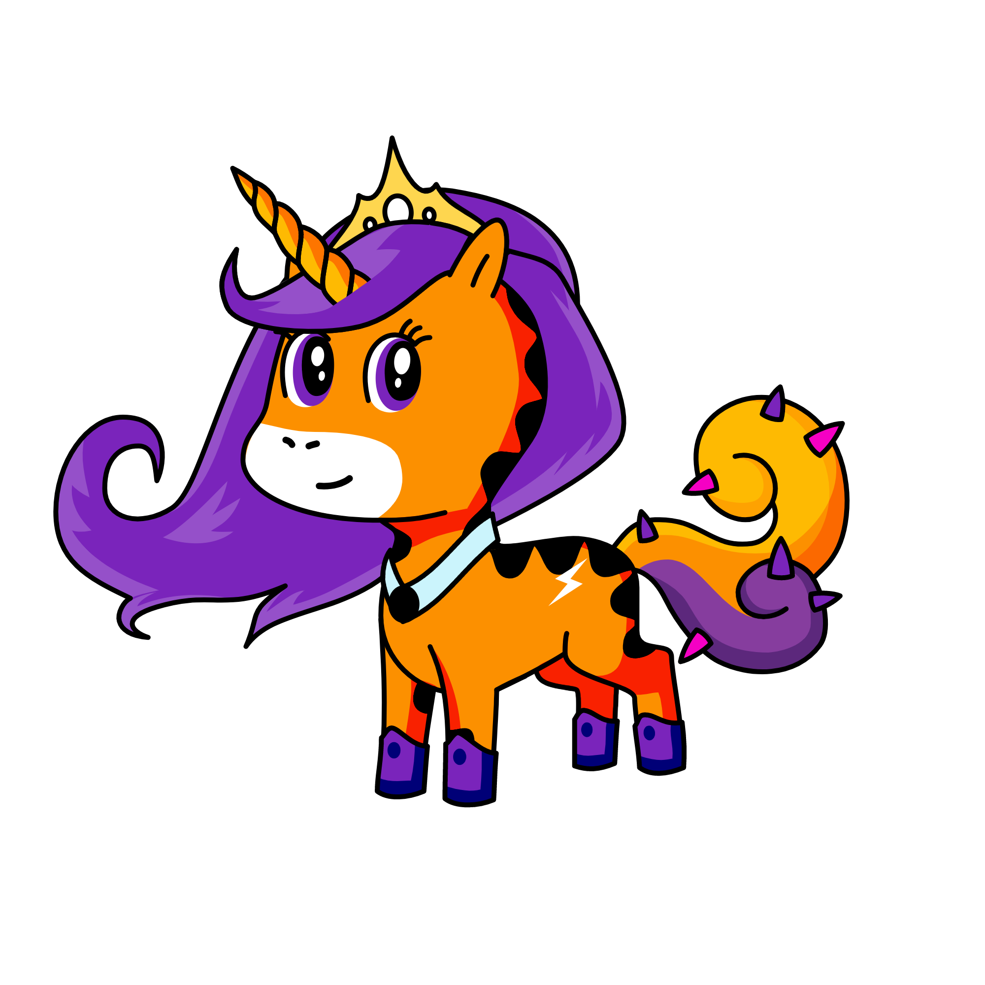 hi, the unicorn