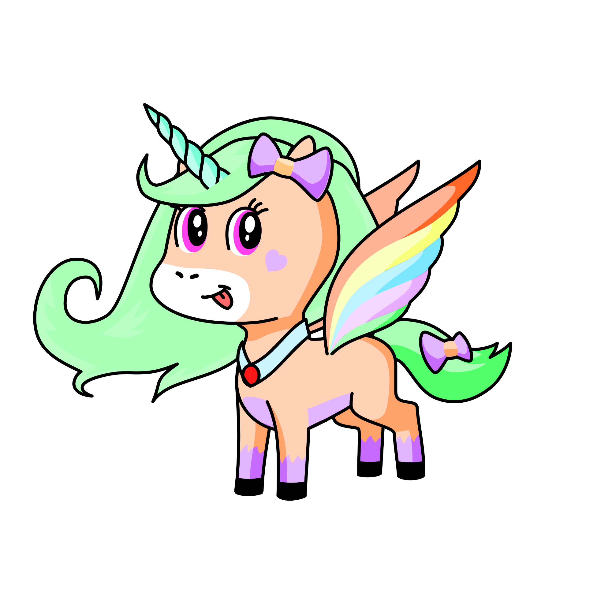 Pastel, the unicorn