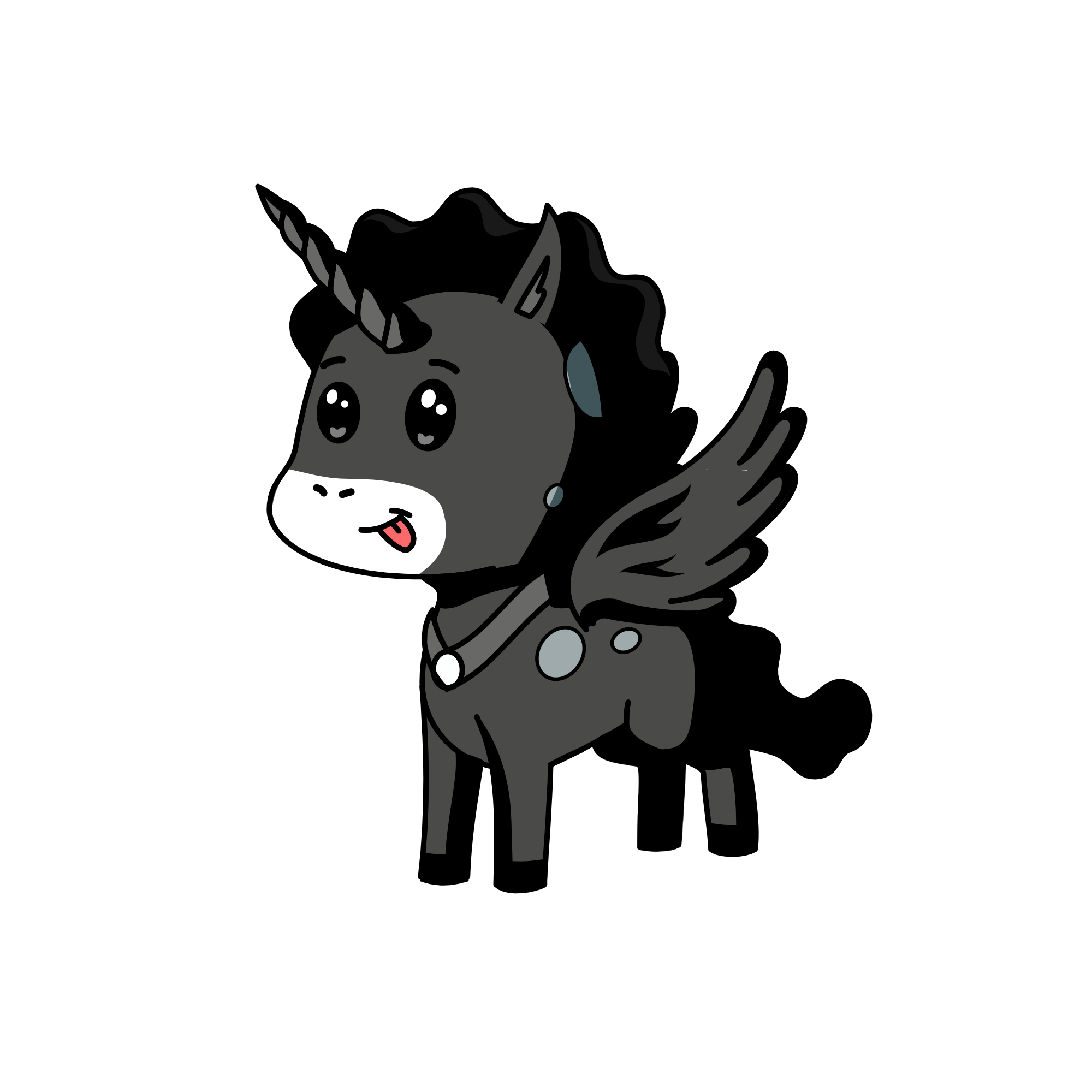 darky, the unicorn