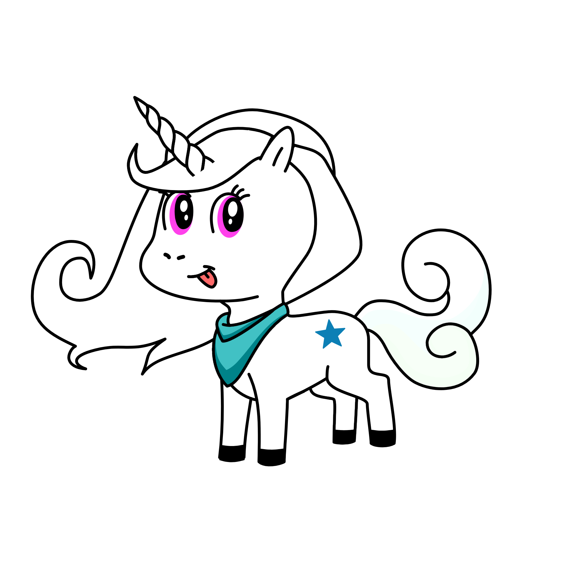 Frosty, the unicorn