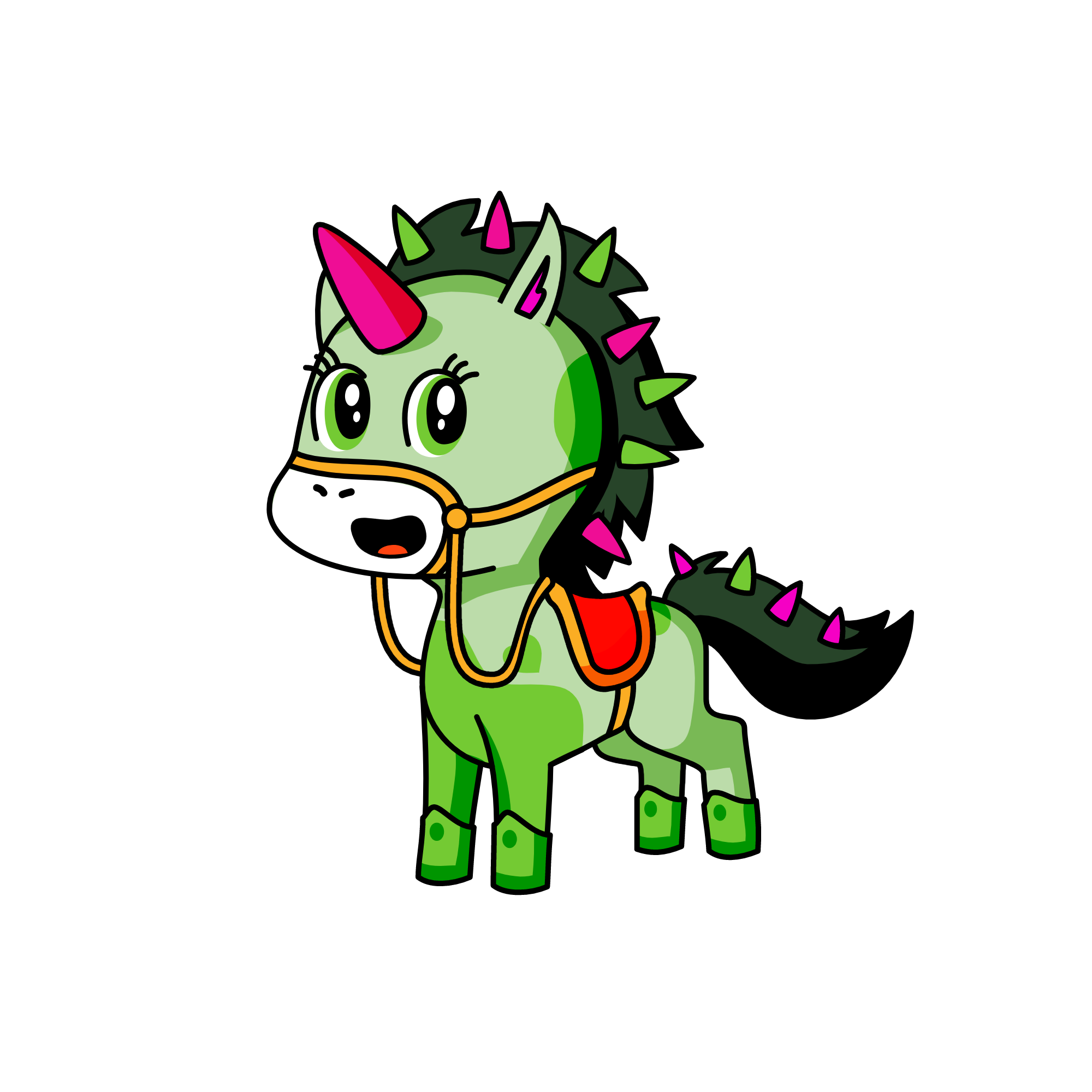 Zombie the zombicorn's girl friend, the unicorn