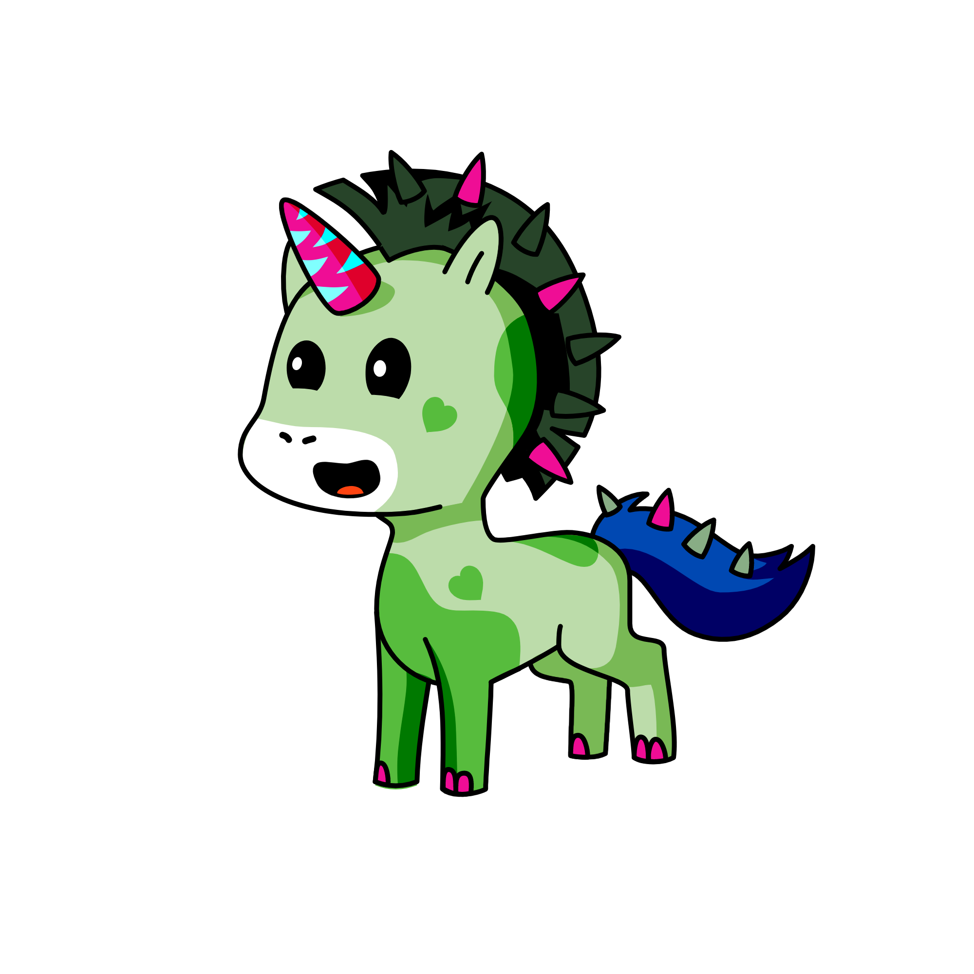 ñ, the unicorn