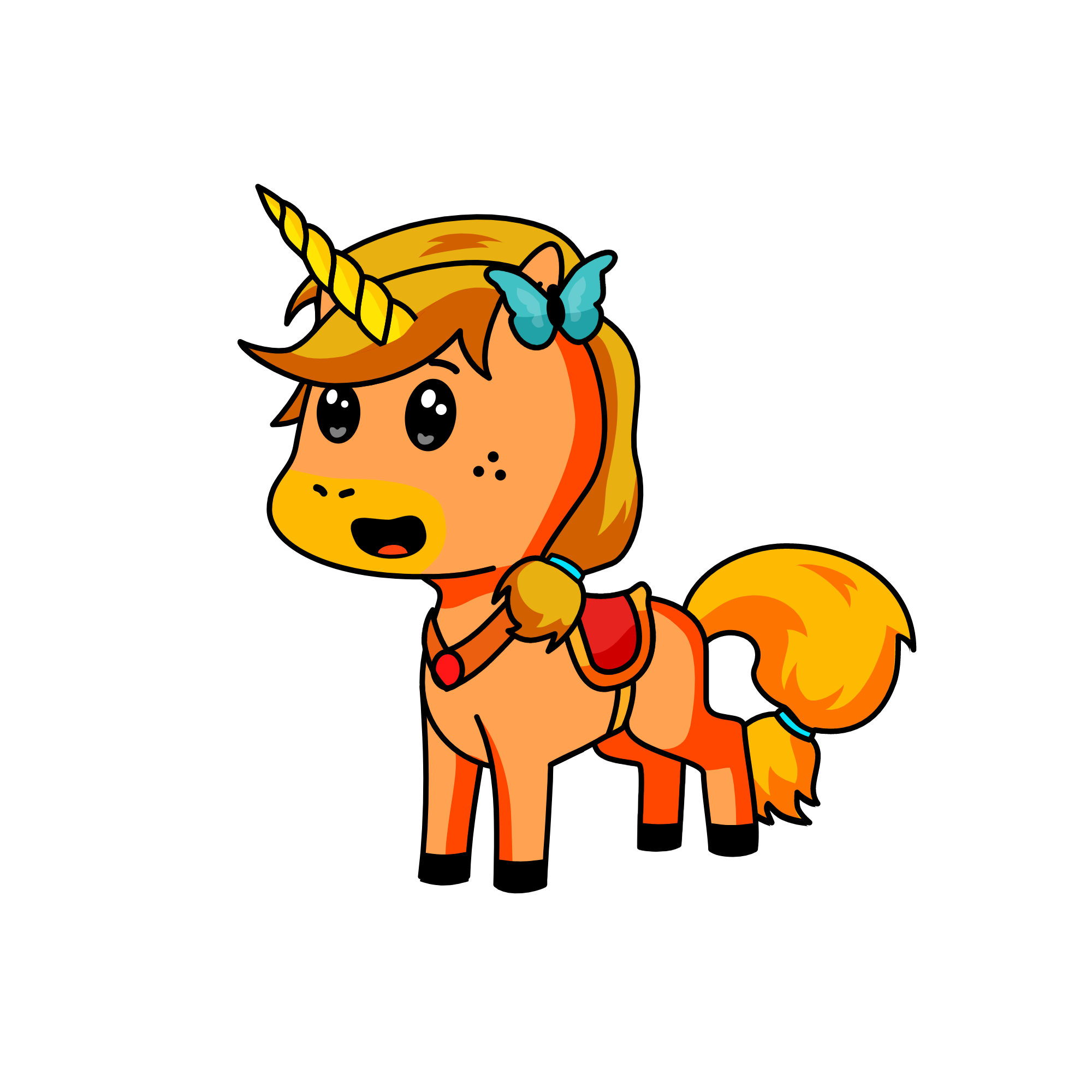 Fire, the unicorn