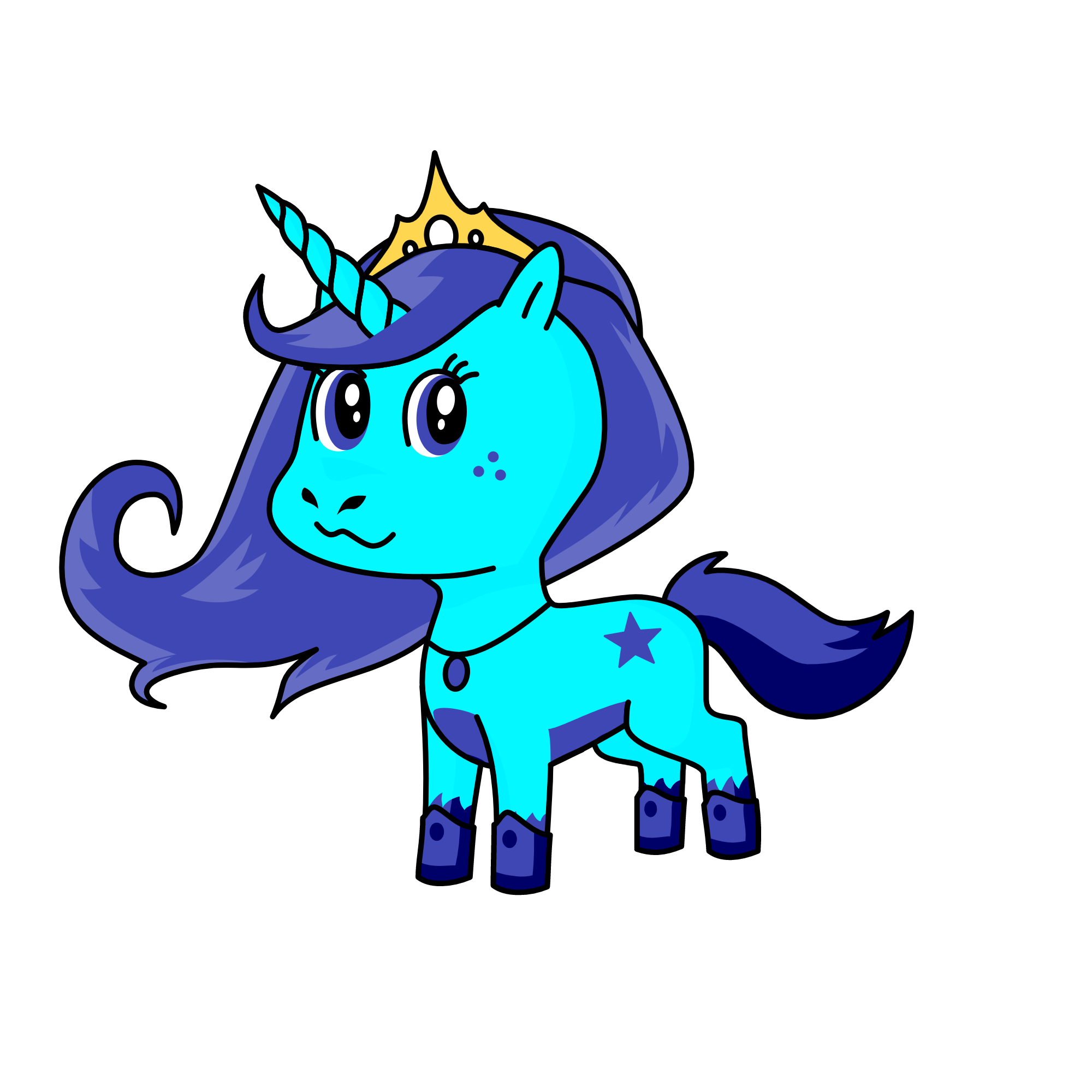 APRIL, the unicorn