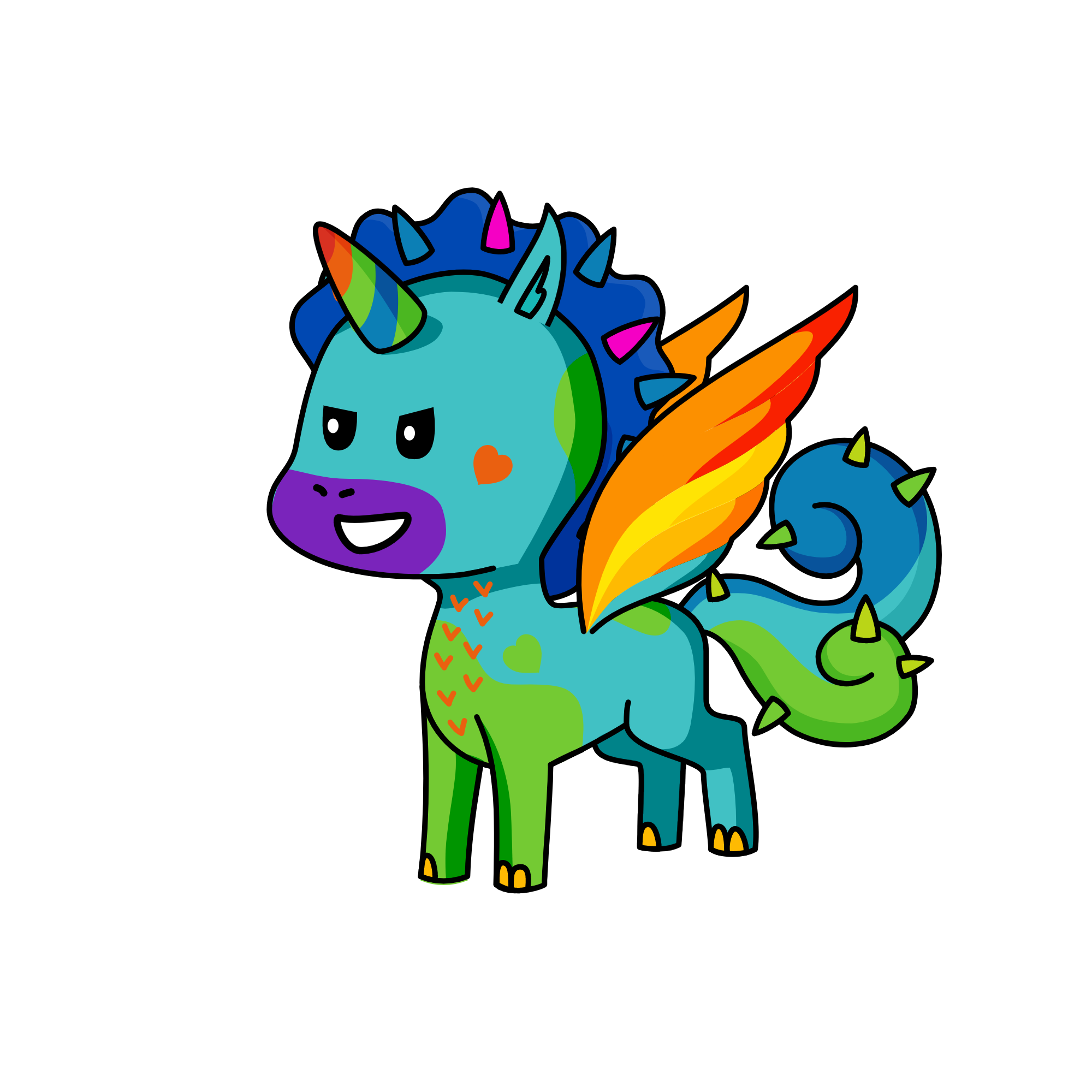 Zoomer, the unicorn