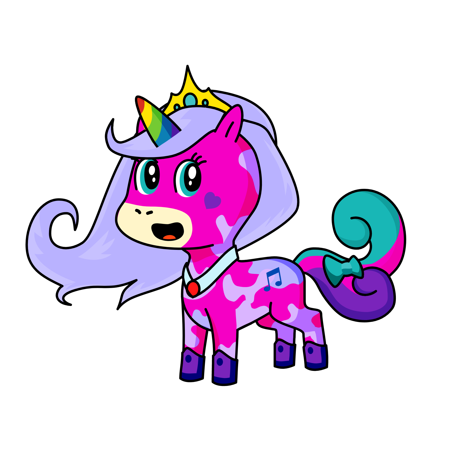 dama danoite, the unicorn