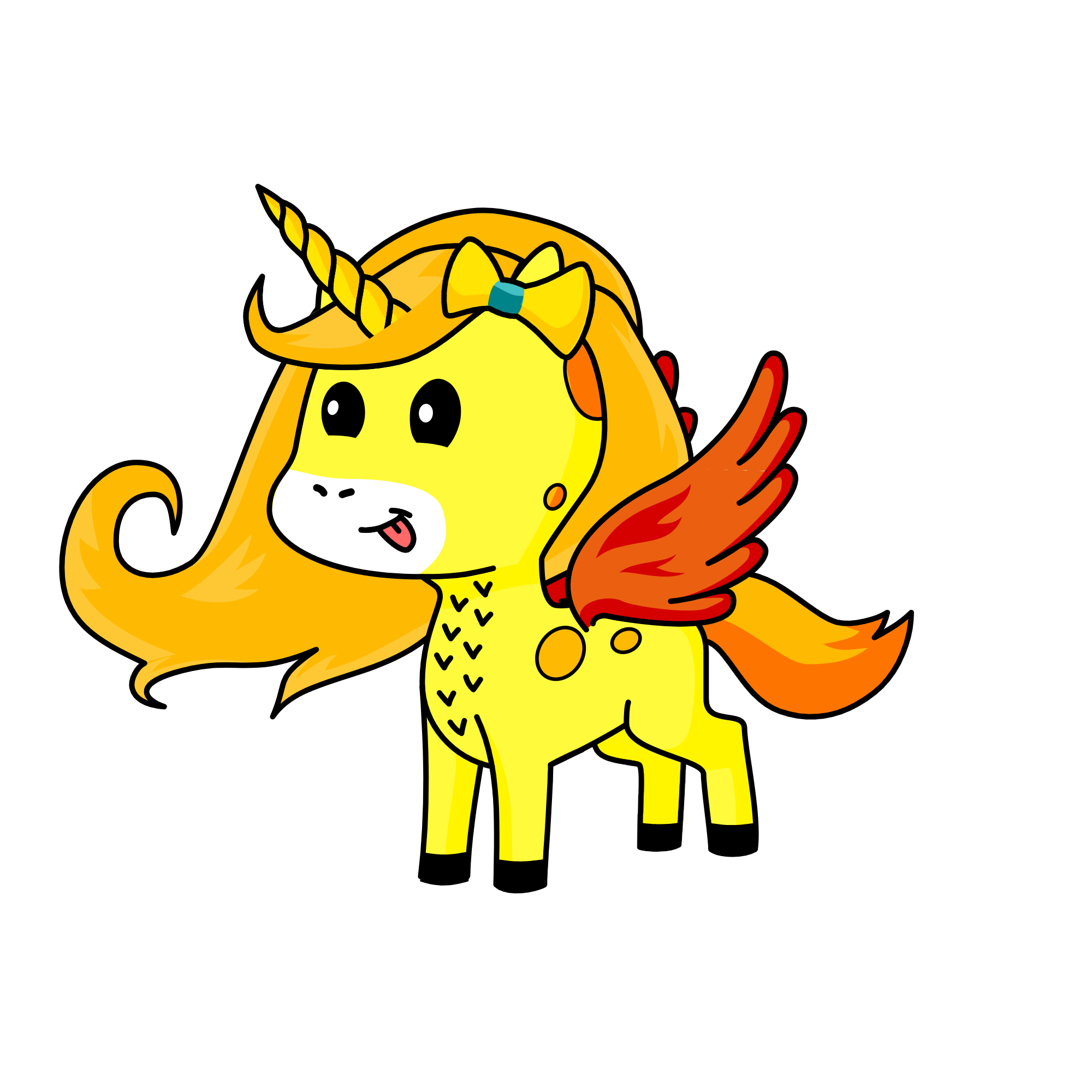 Honey Comb, the unicorn