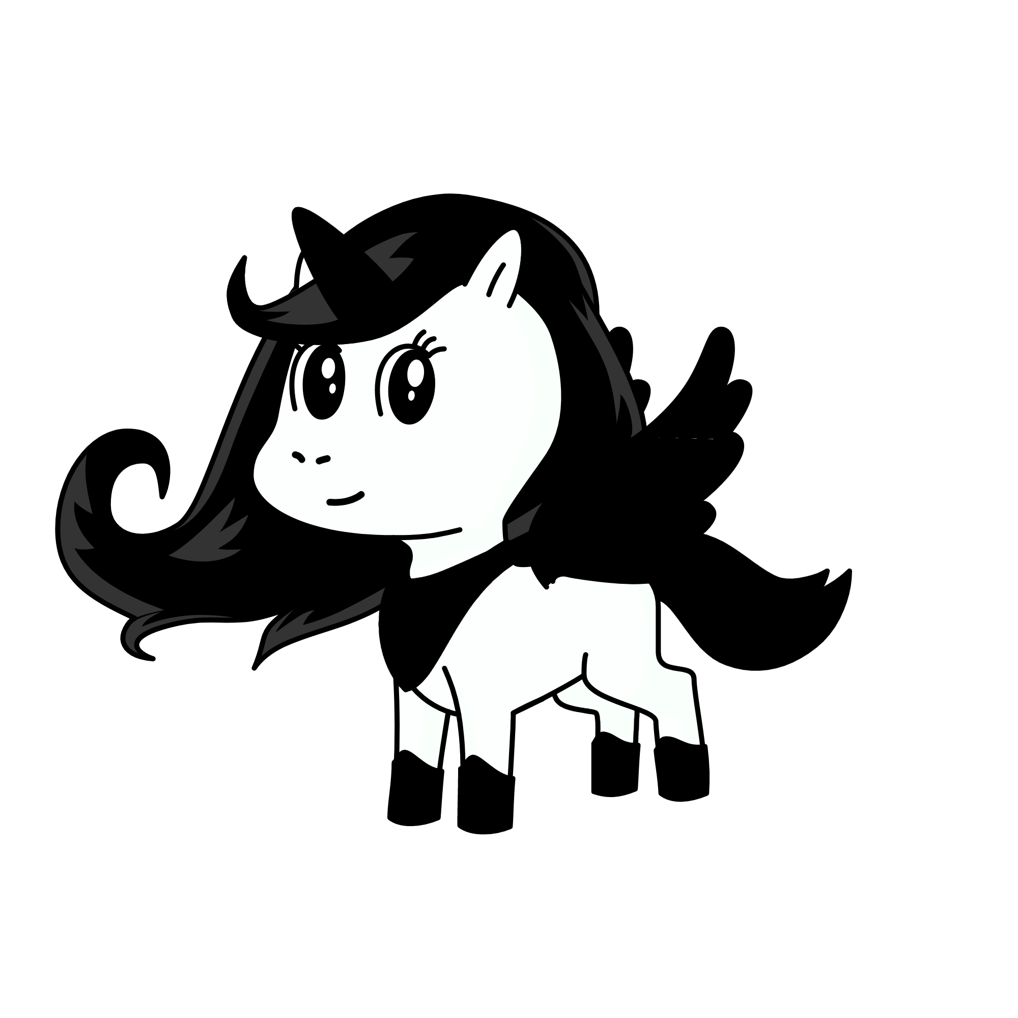 goth moth, the unicorn
