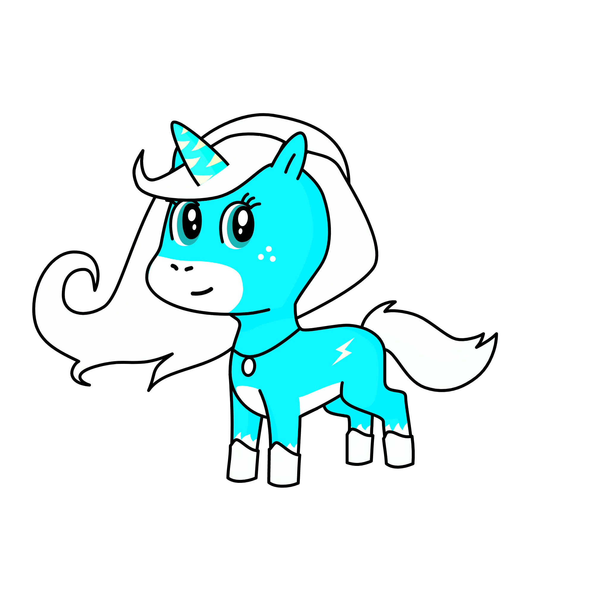 prinsesa da neve, the unicorn