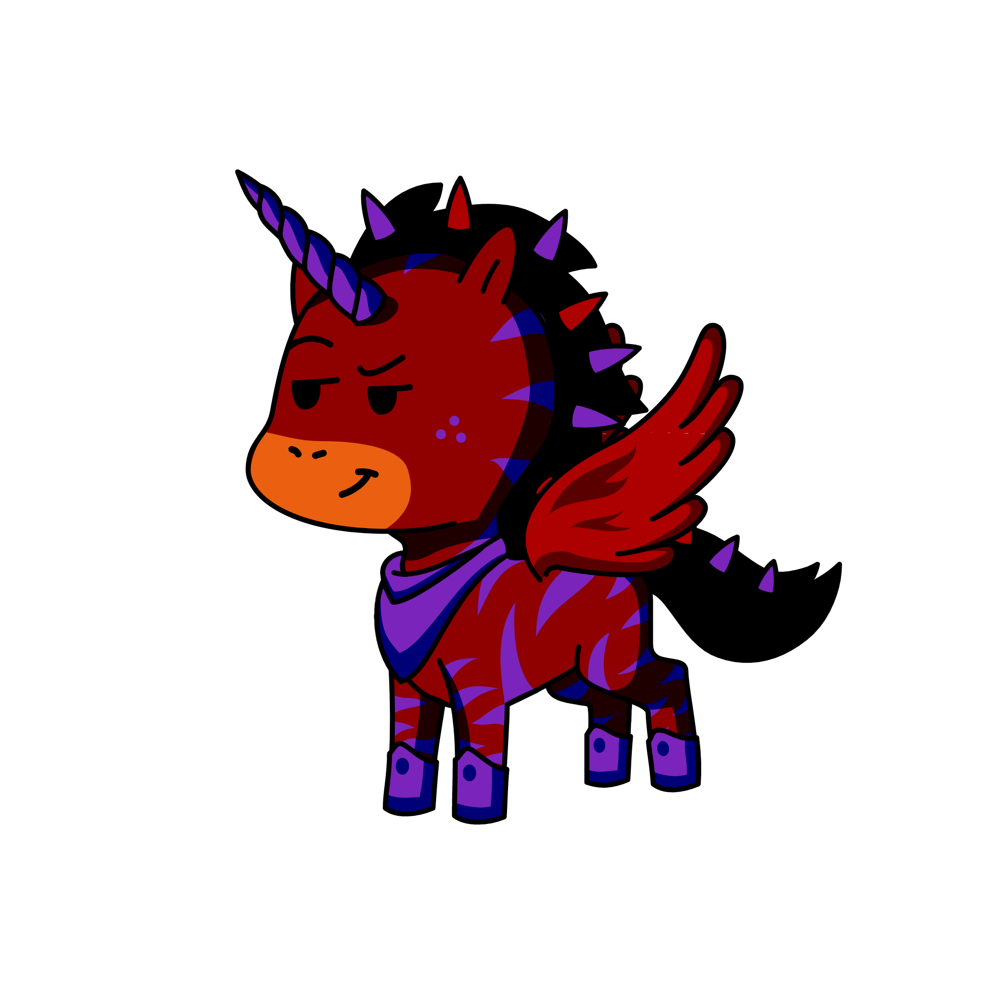 Dark Magic, the unicorn