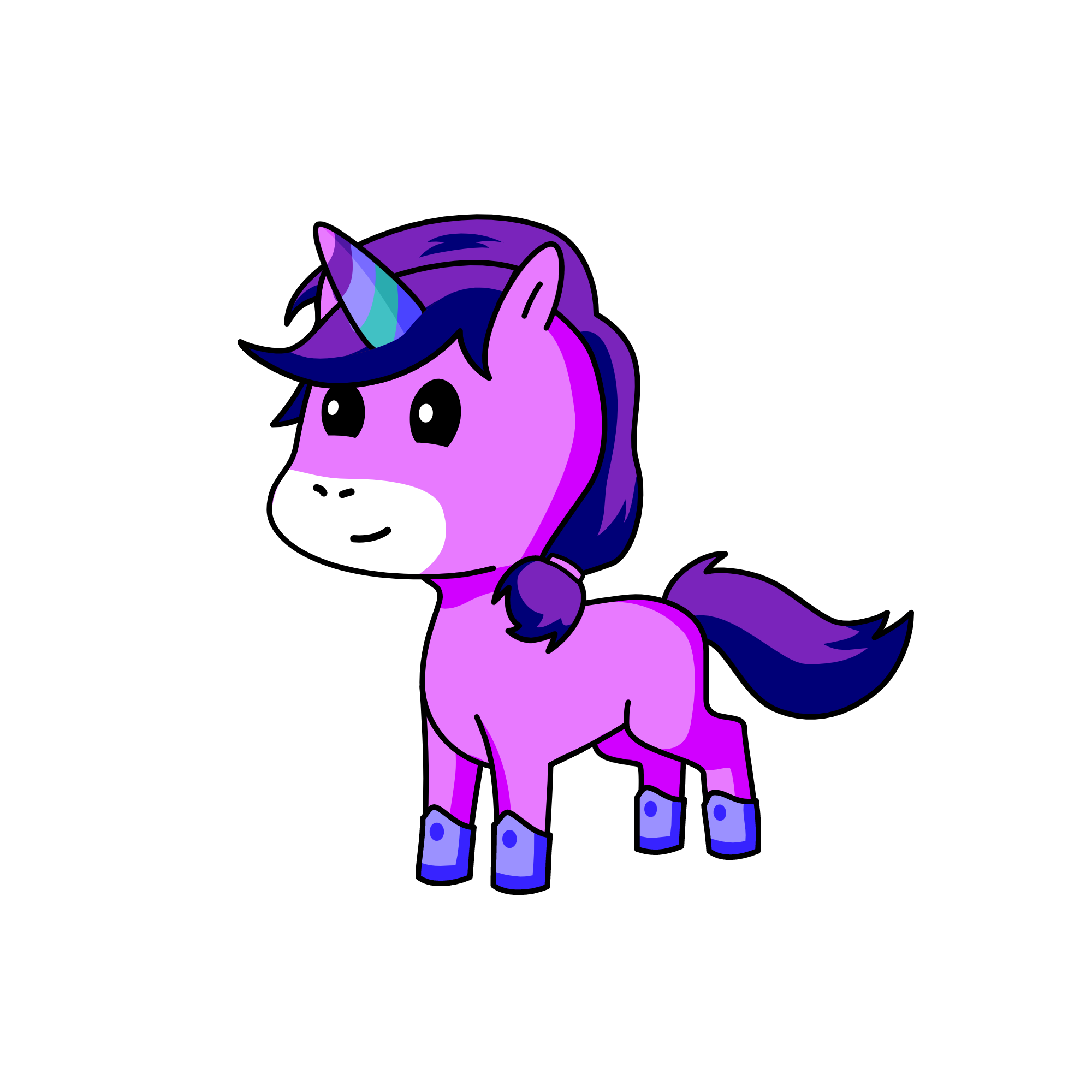 {•Prrpl Dominee•}(unicorn version), the unicorn