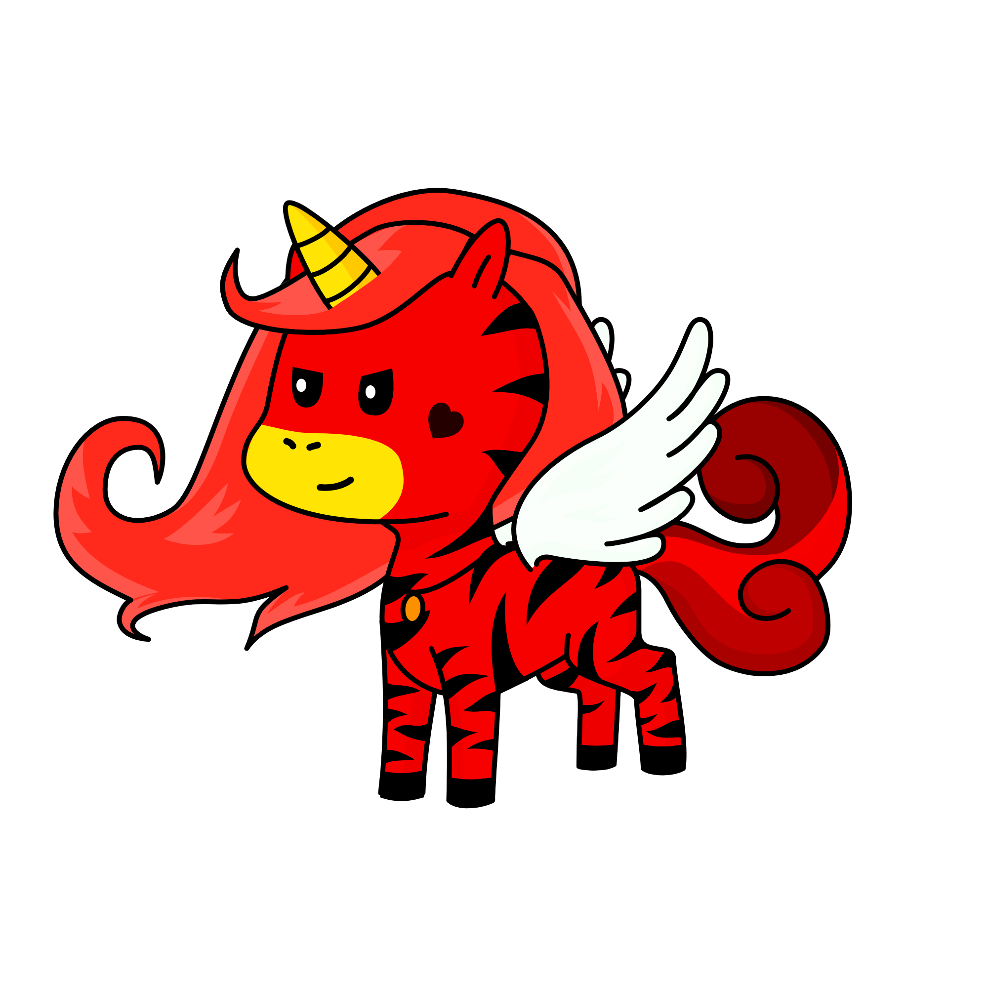 Devil girrrrl❤️, the unicorn