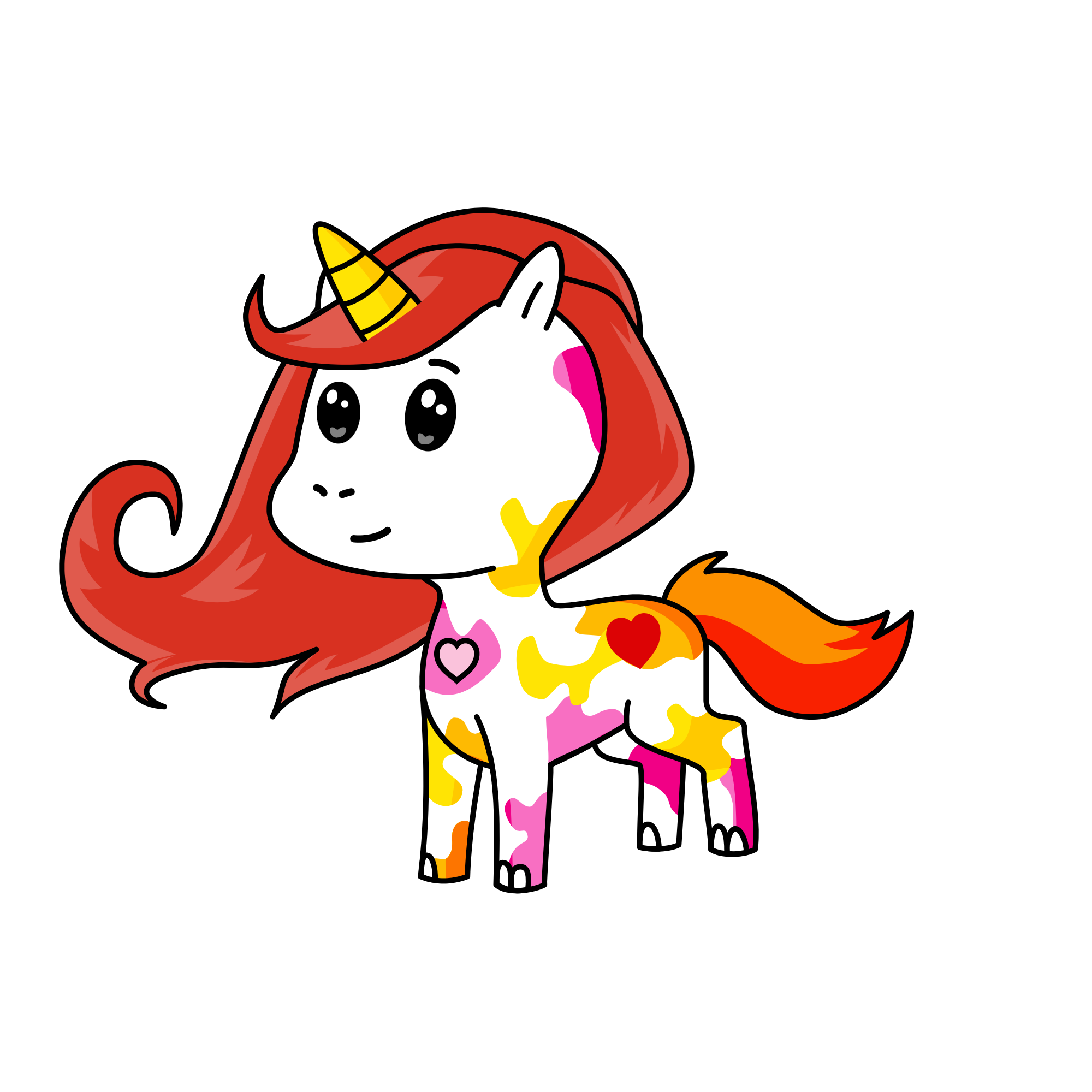 Cutey, the unicorn