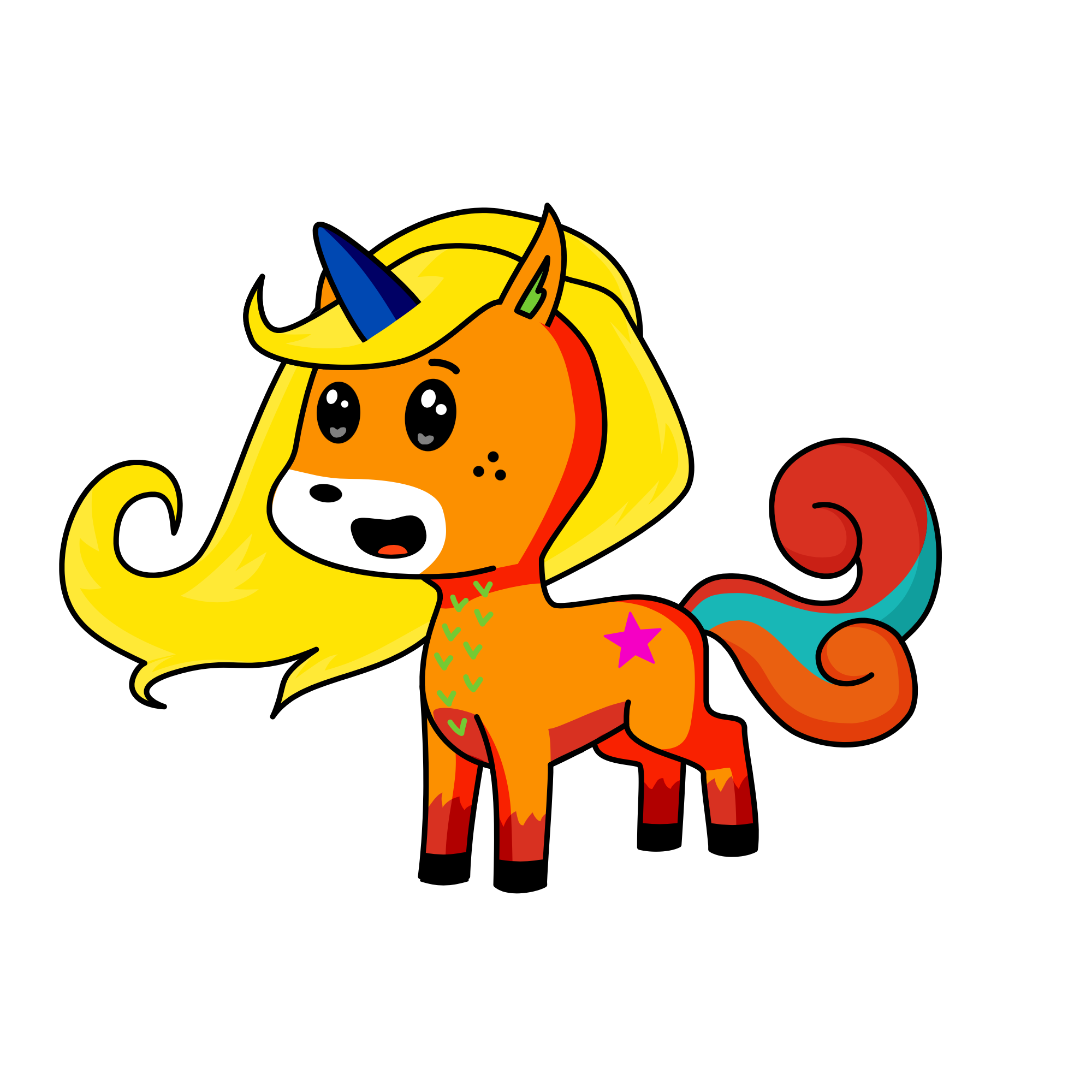 Hi, the unicorn