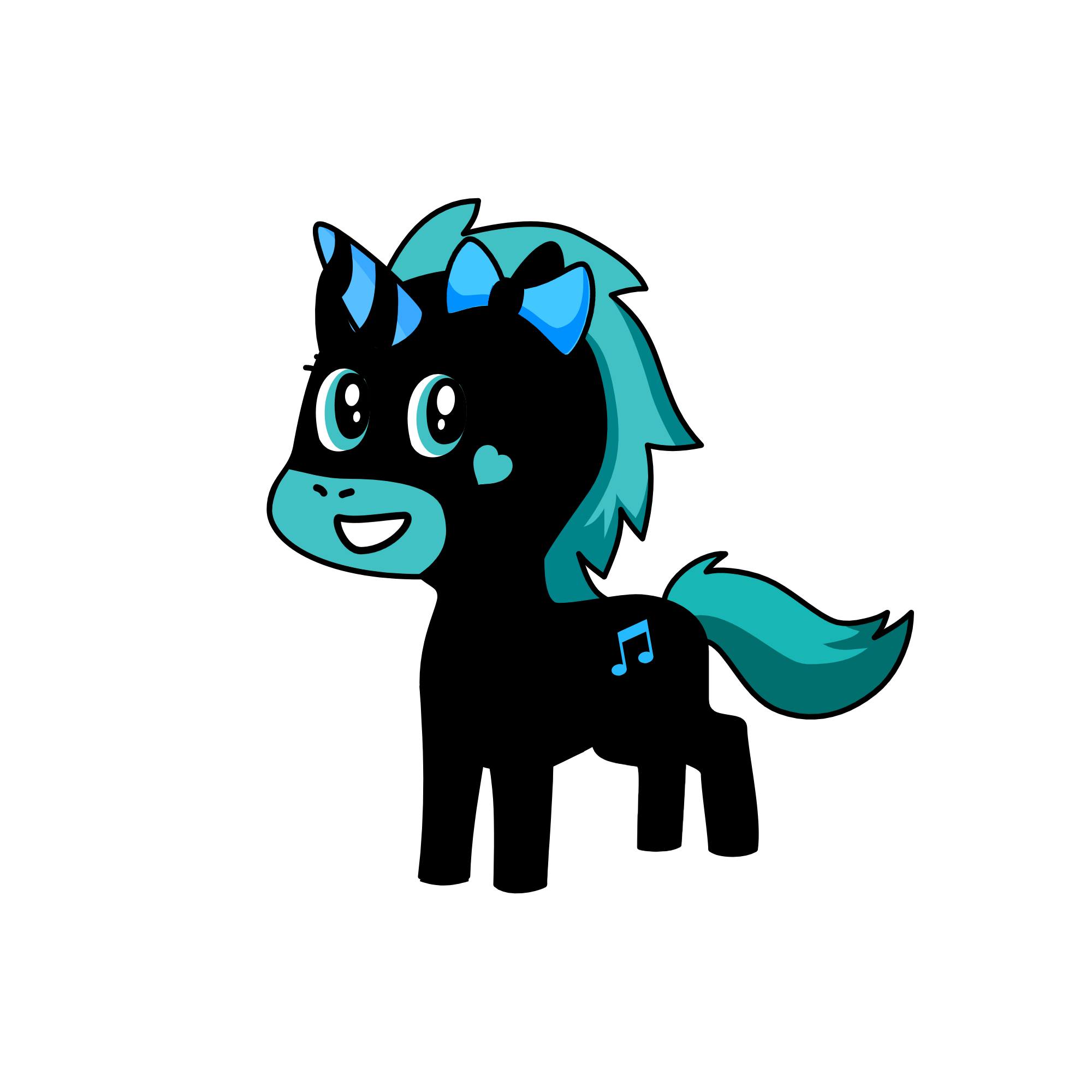 Nightangel, the unicorn
