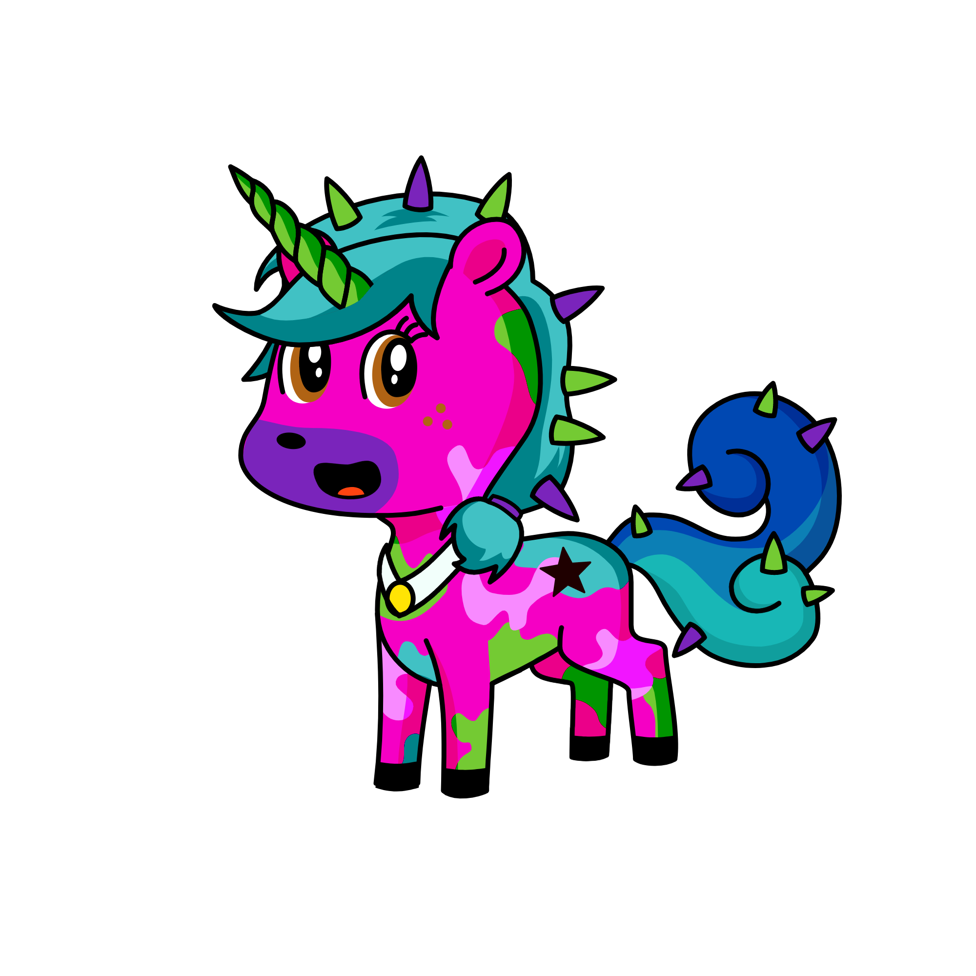 Sammy Jr., the unicorn